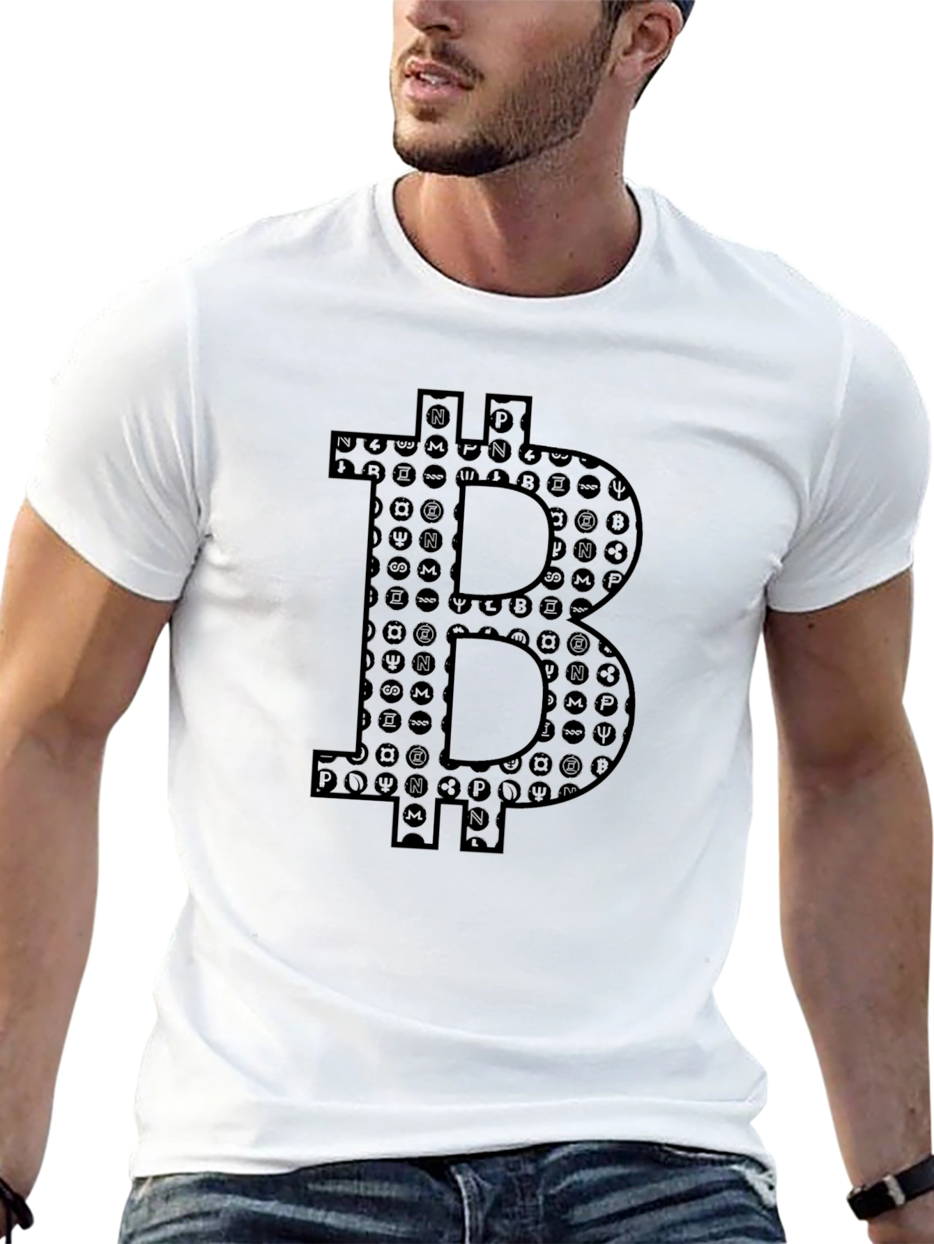 Bitcoin Crypto T-Shirt - Black Graphic Tee