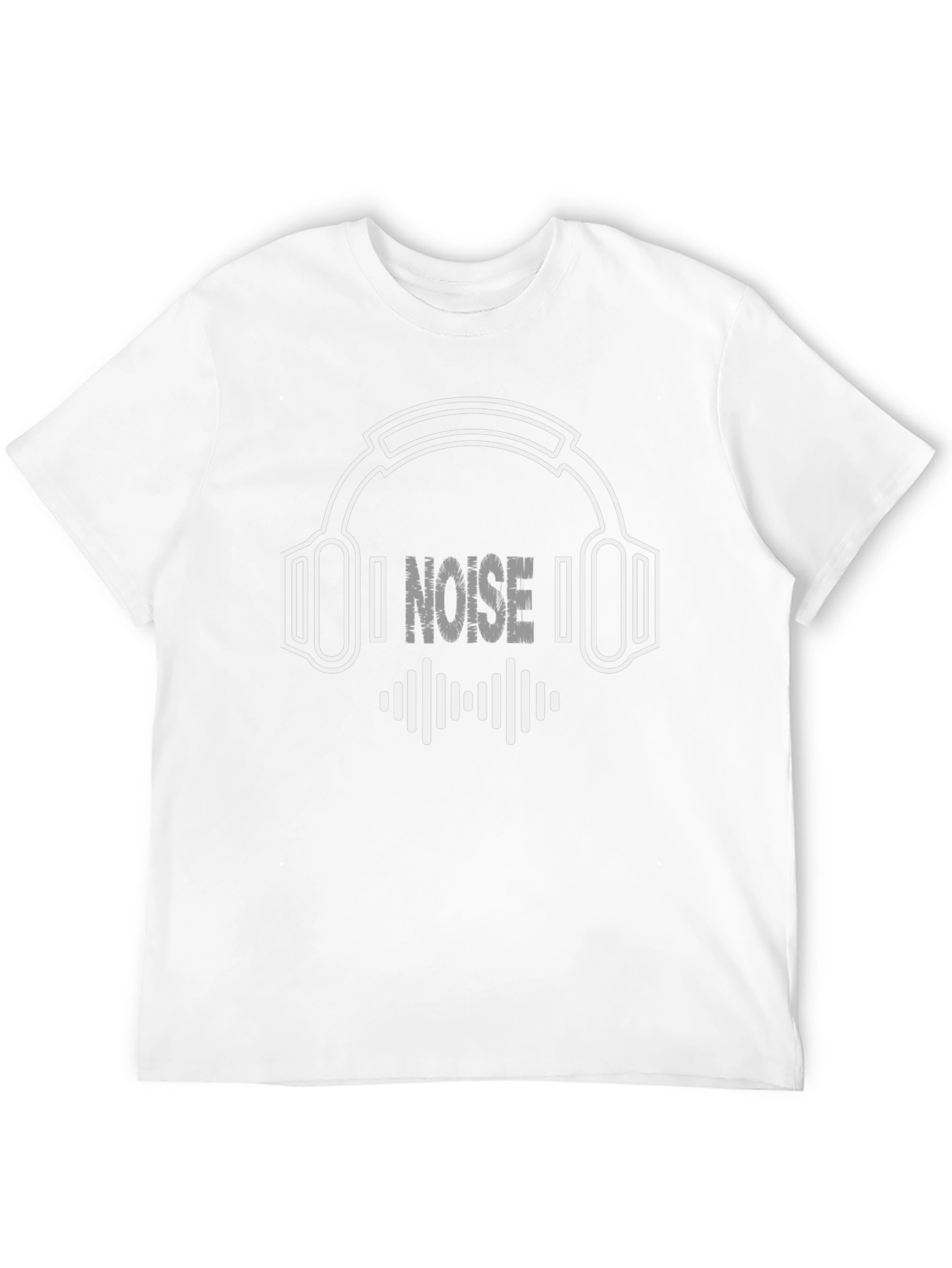 Noise Headphones Black T-Shirt - Music Lover Tee