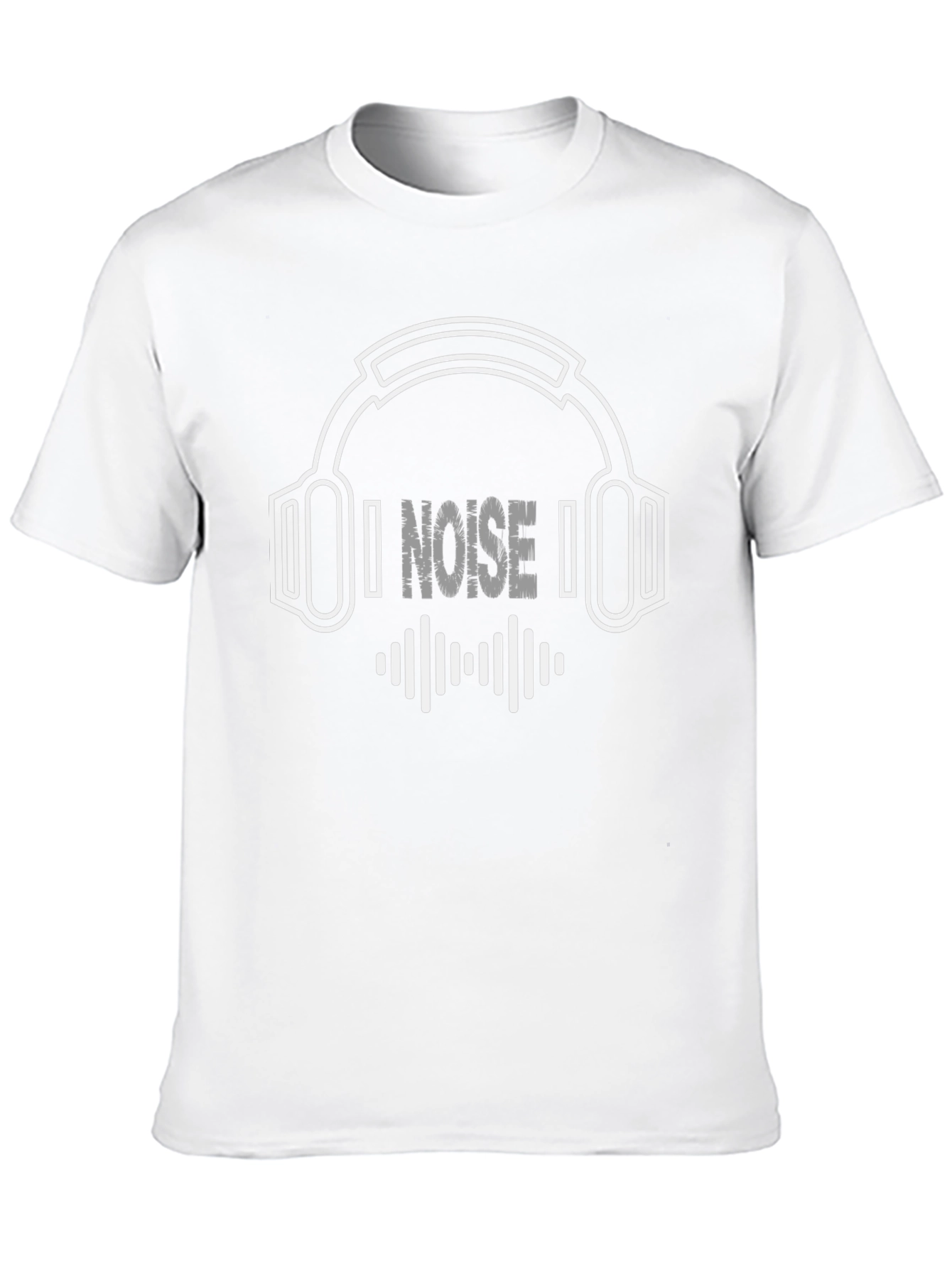 Noise Headphones Black T-Shirt - Music Lover Tee