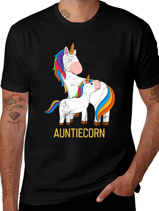 Auntiecorn T-Shirt - Magical Aunt Unicorn Tee