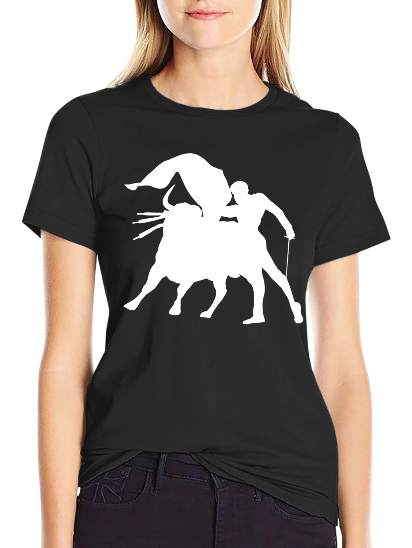 Matador Bullfight Graphic Tee - Black