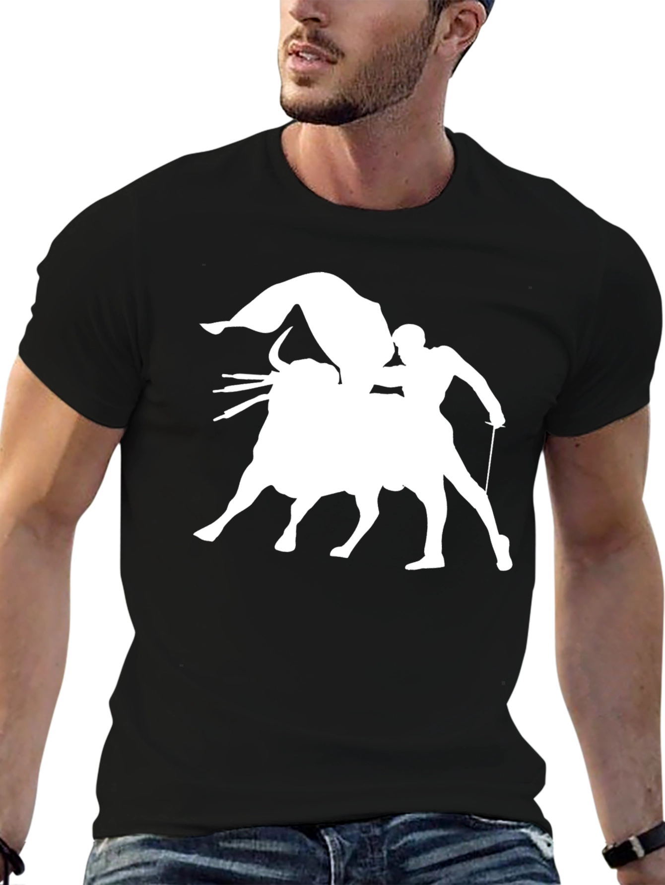 Matador Bullfight Graphic Tee - Black