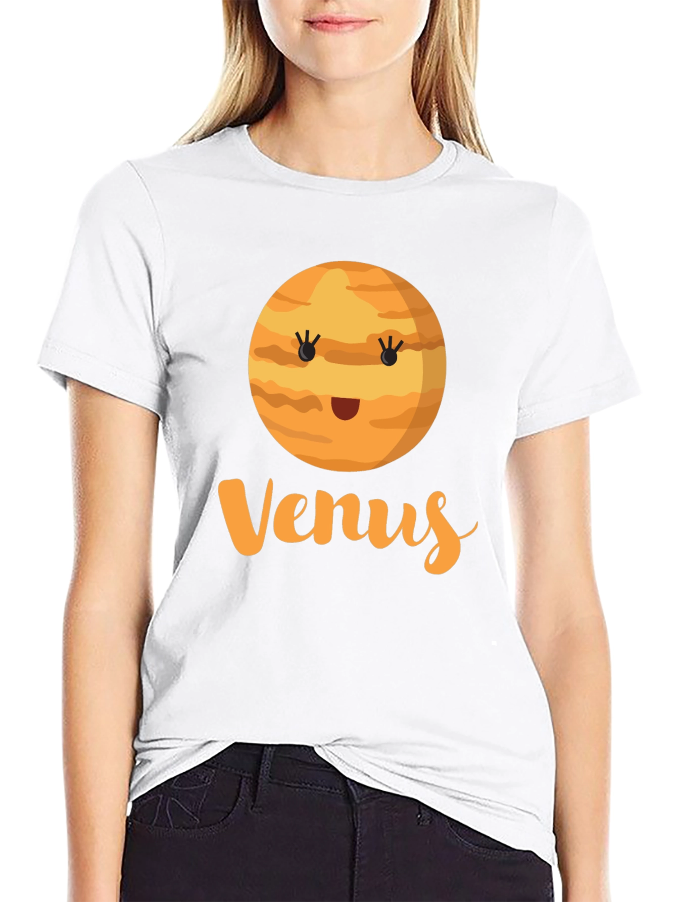 Cute Venus Planet Graphic Tee - Unisex T-Shirt
