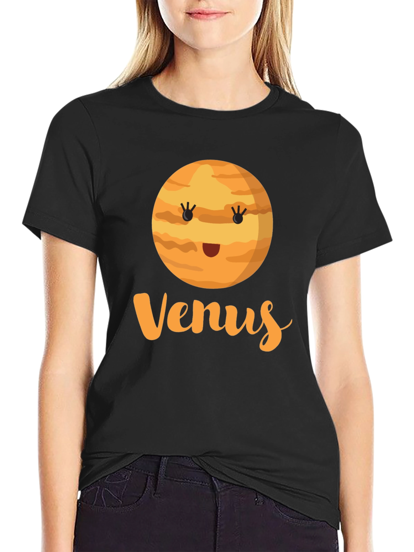 Cute Venus Planet Graphic Tee - Unisex T-Shirt