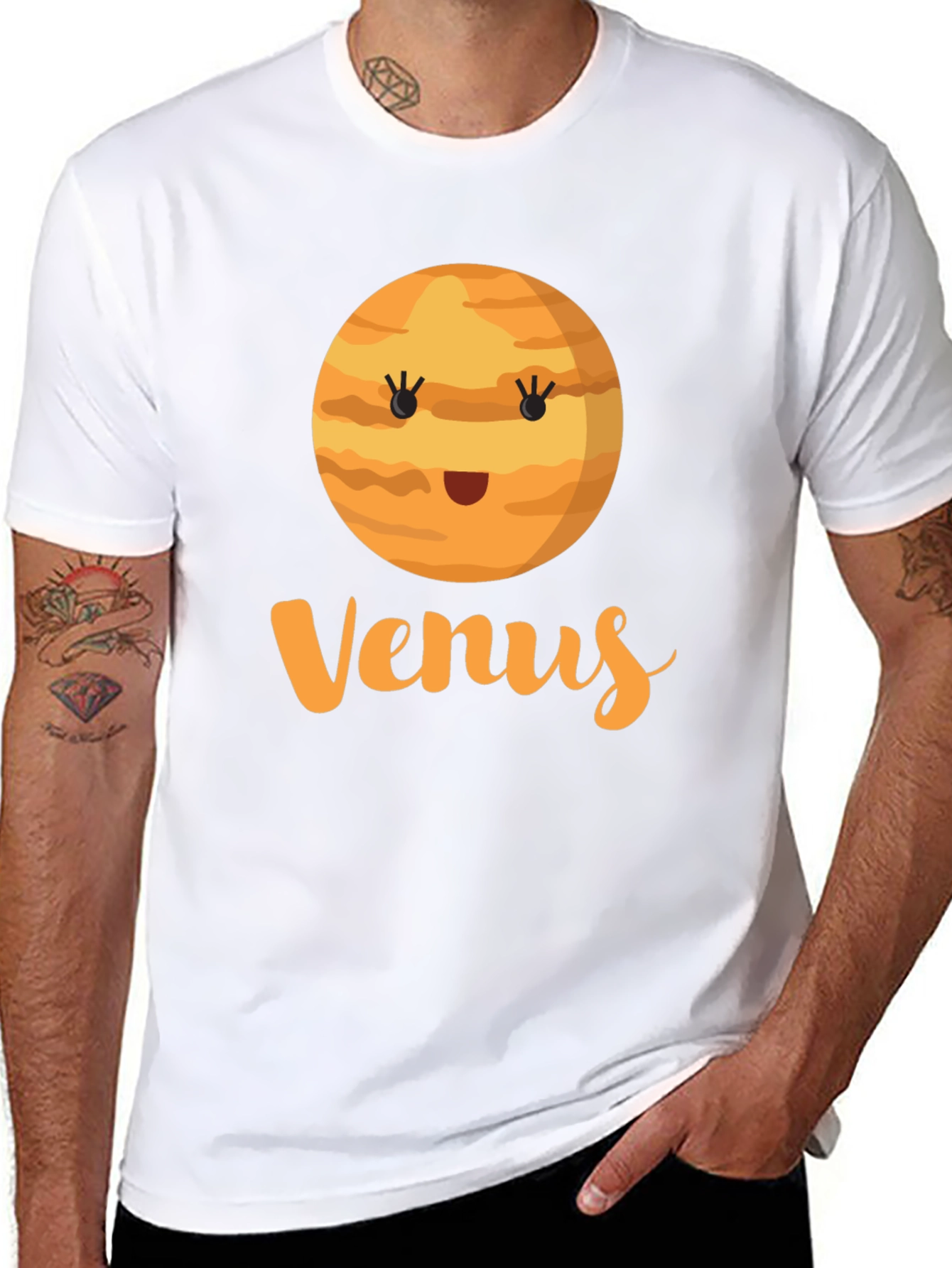 Cute Venus Planet Graphic Tee - Unisex T-Shirt