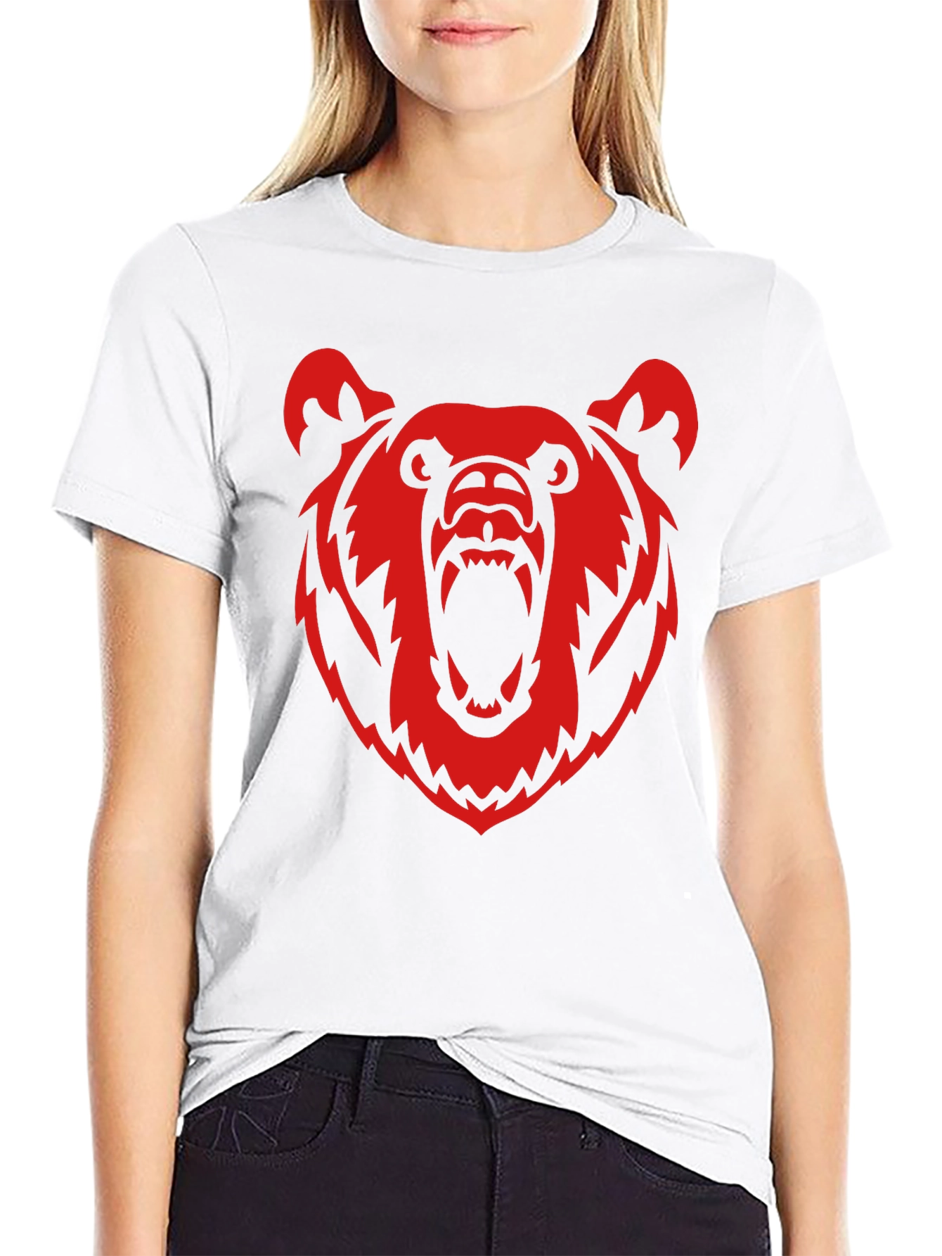 Bear Graphic Tee - Mens Black T-Shirt
