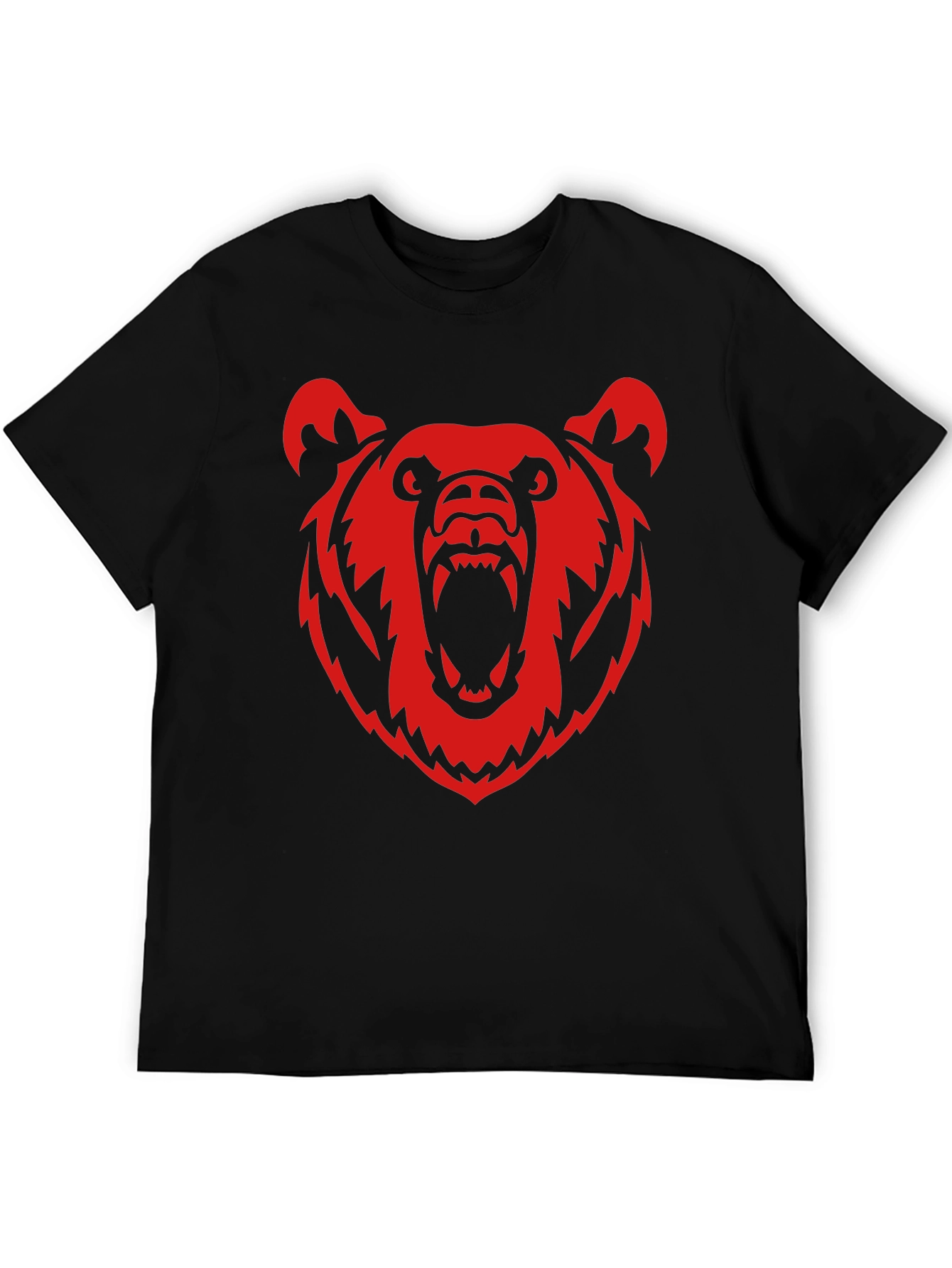 Bear Graphic Tee - Mens Black T-Shirt