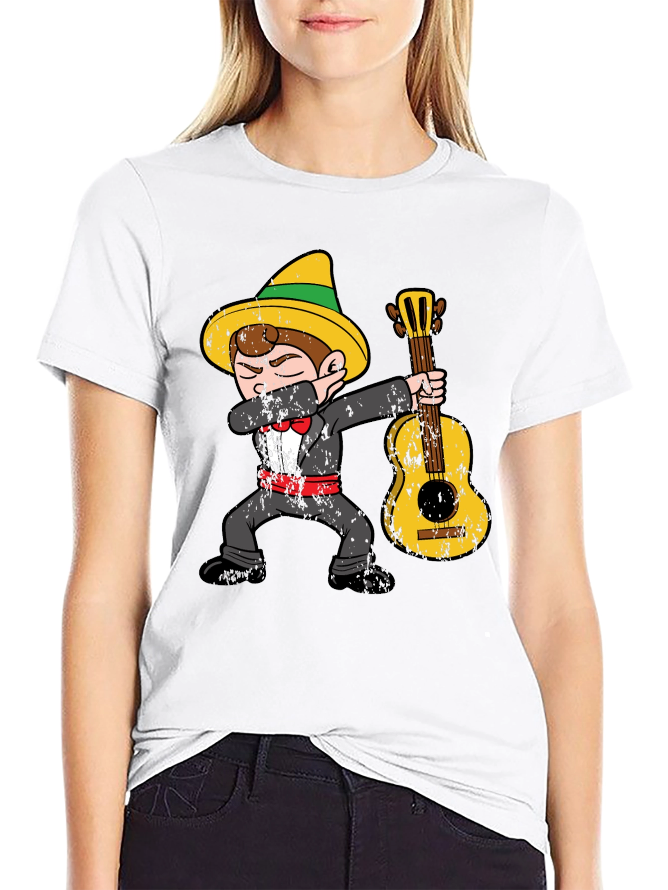 Dabbing Mariachi T-Shirt - Funny Cinco de Mayo Shirt