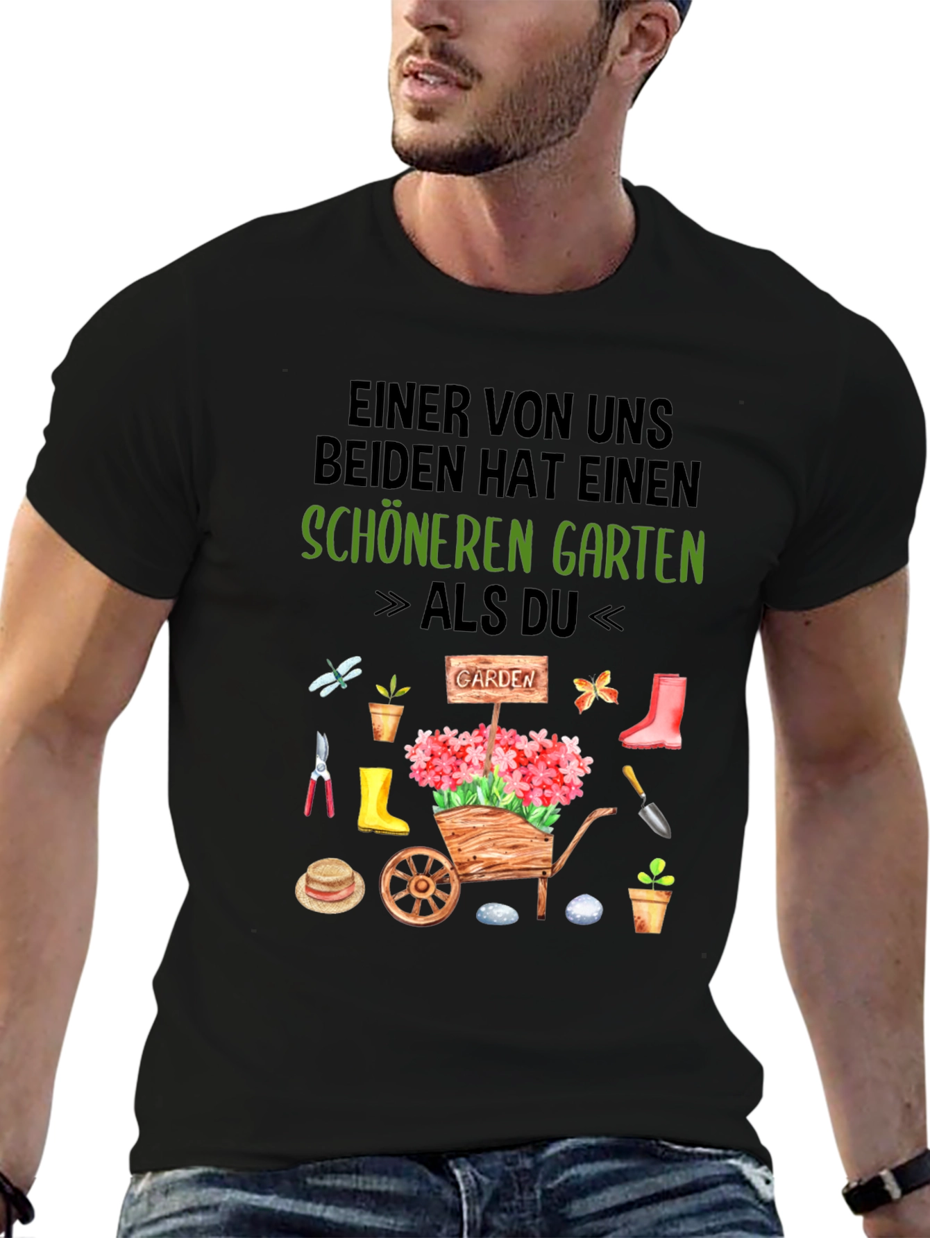 Gardener T-Shirt: Schöneren Garten