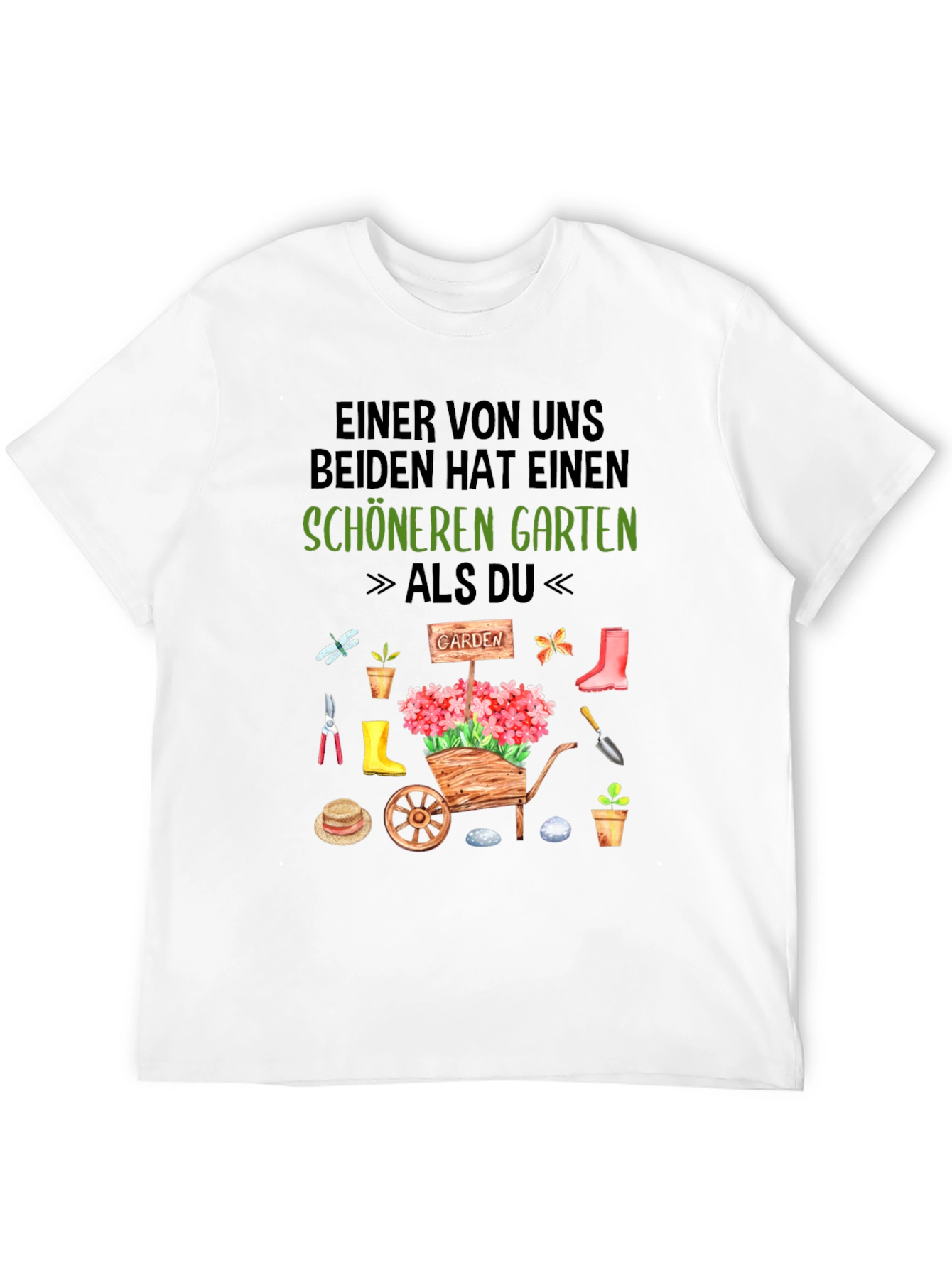 Gardener T-Shirt: Schöneren Garten