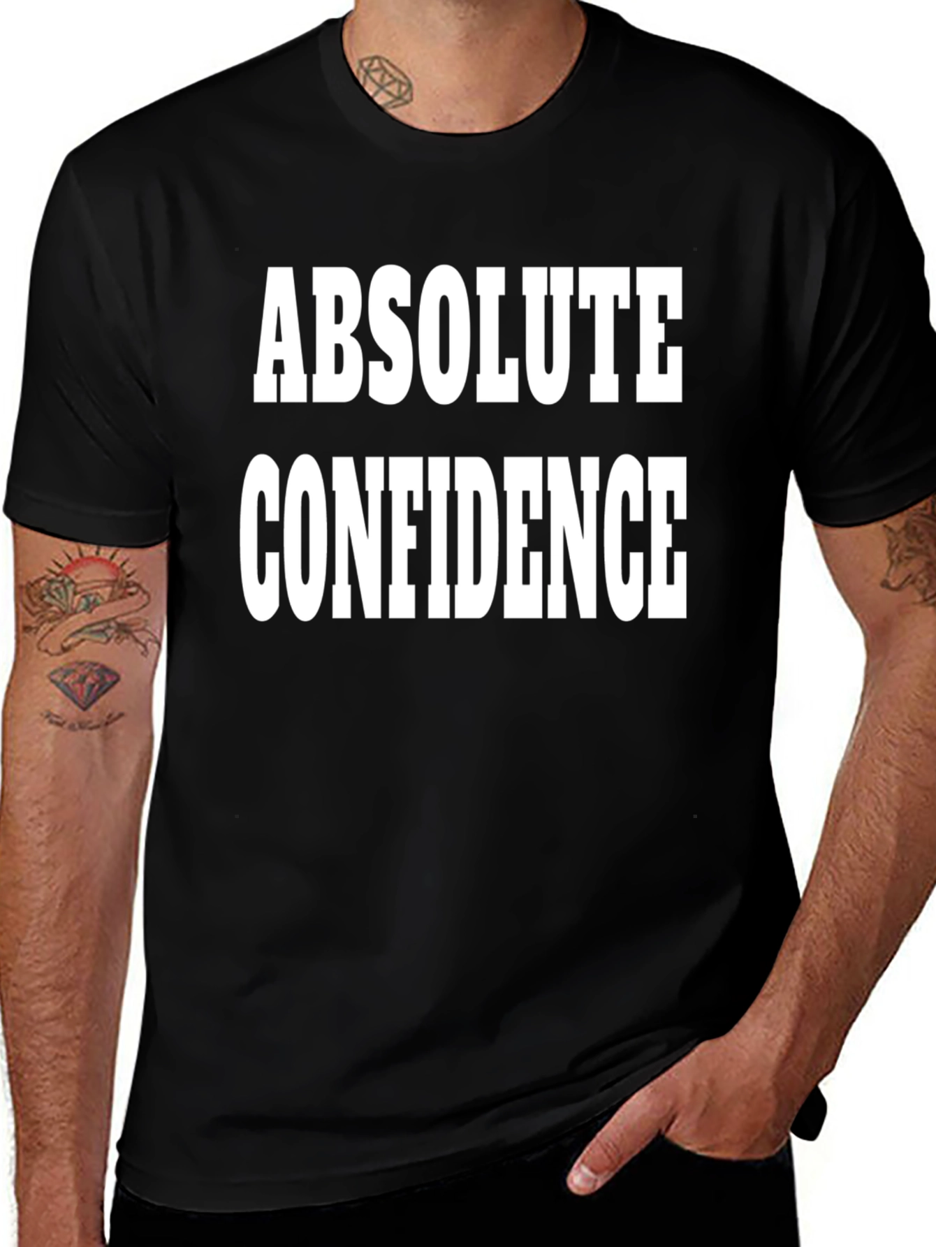 Absolute Confidence T-Shirt - Bold Statement Tee