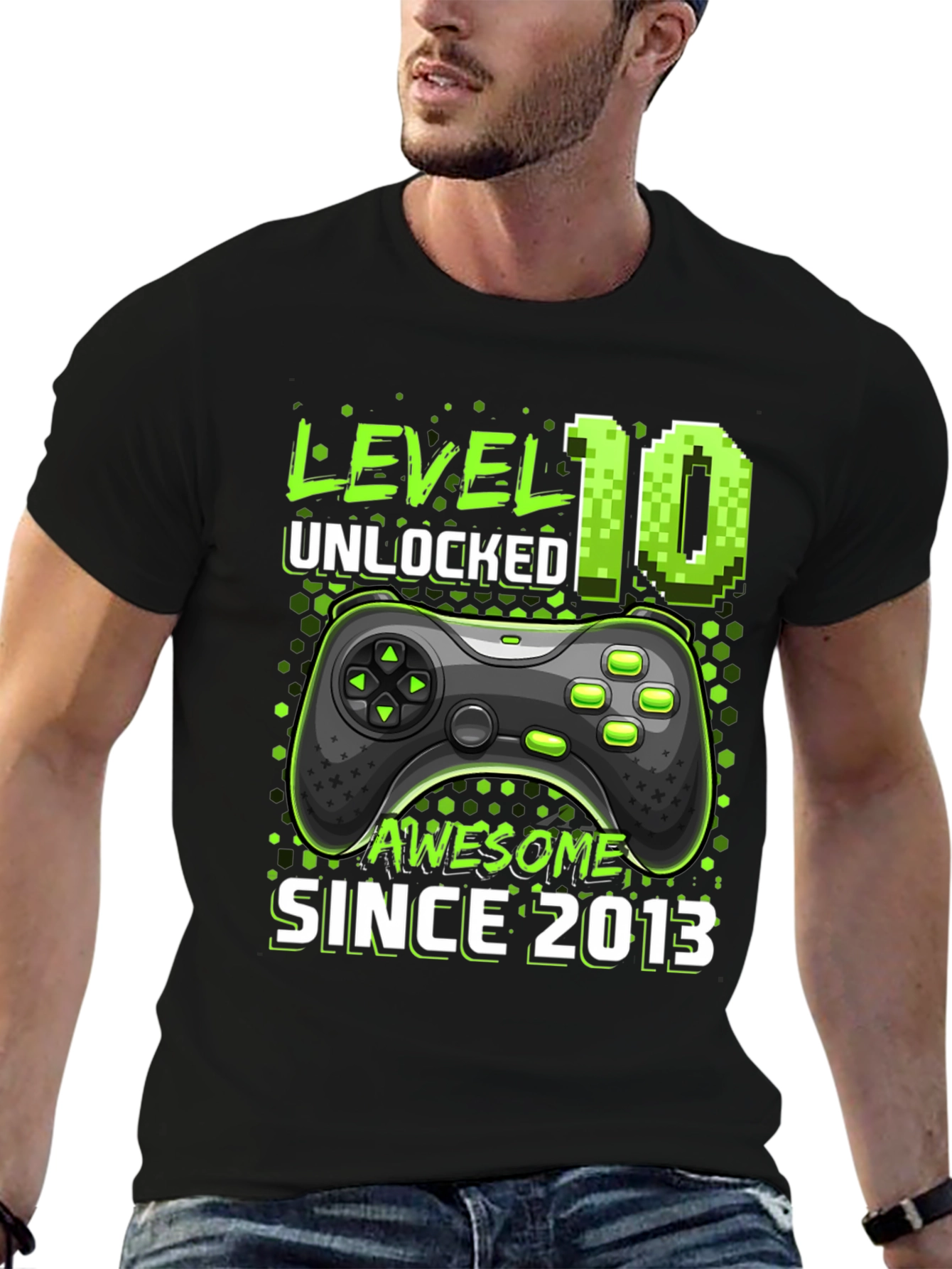 Level 10 Unlocked Gamer Birthday T-Shirt
