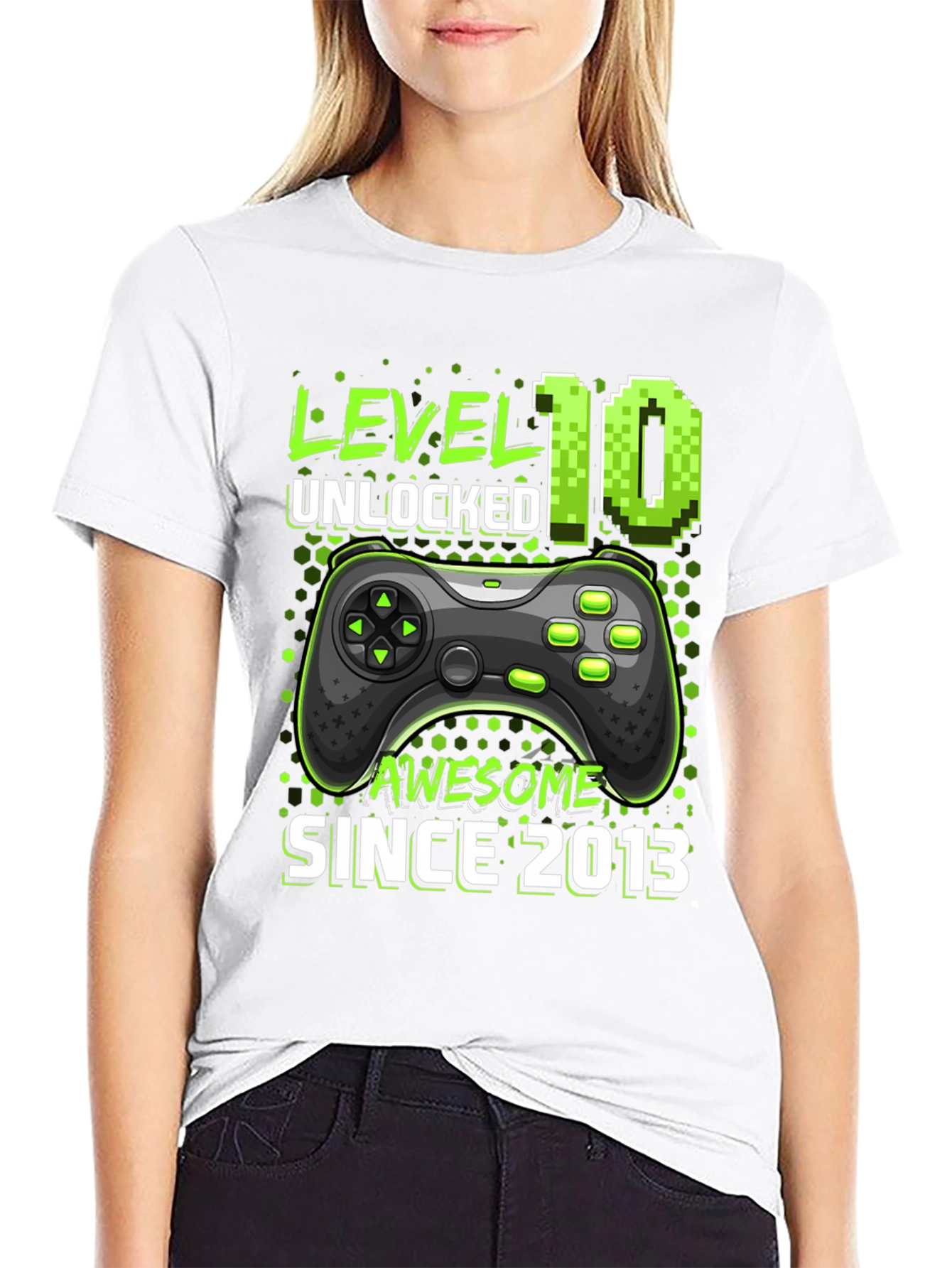Level 10 Unlocked Gamer Birthday T-Shirt