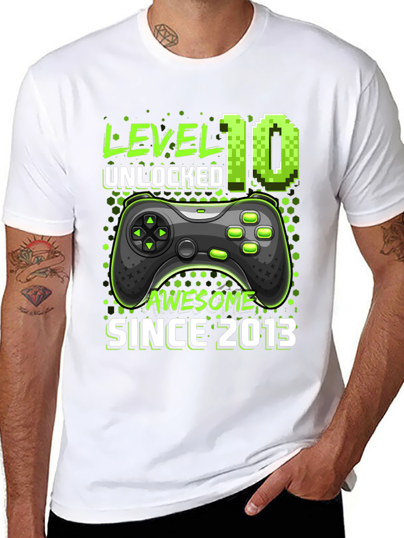 Level 10 Unlocked Gamer Birthday T-Shirt