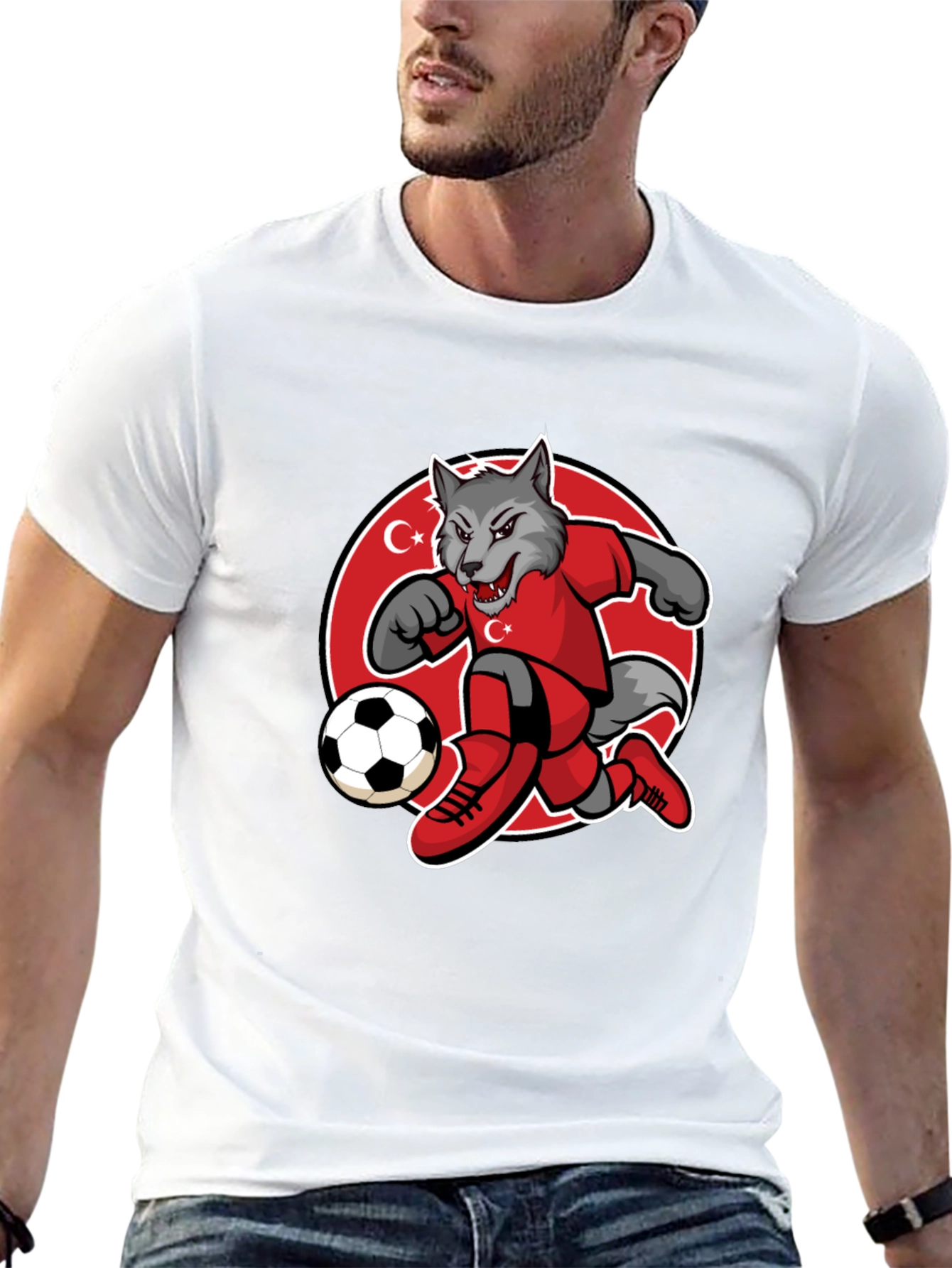 Turkey Wolf Soccer T-Shirt