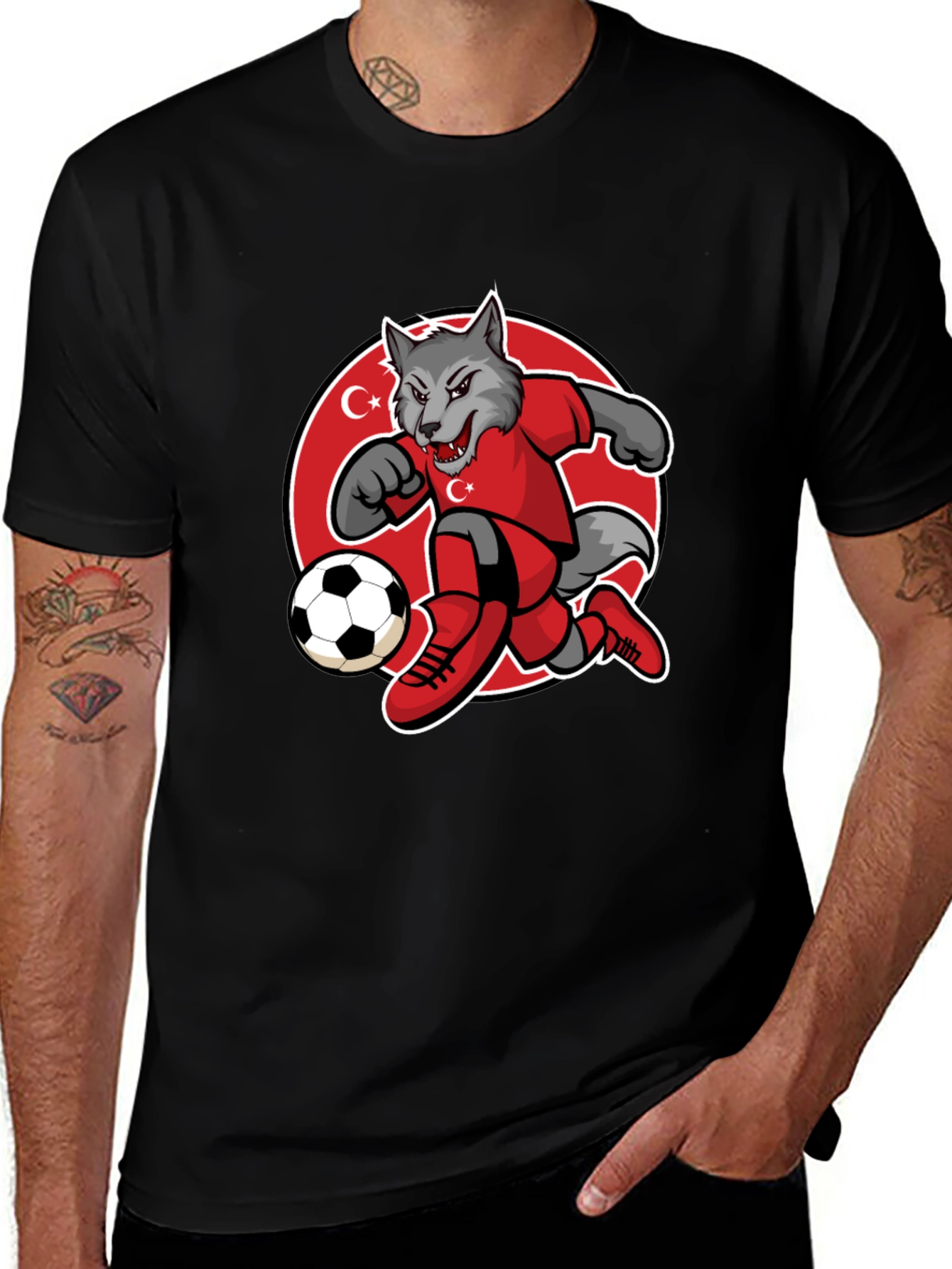 Turkey Wolf Soccer T-Shirt
