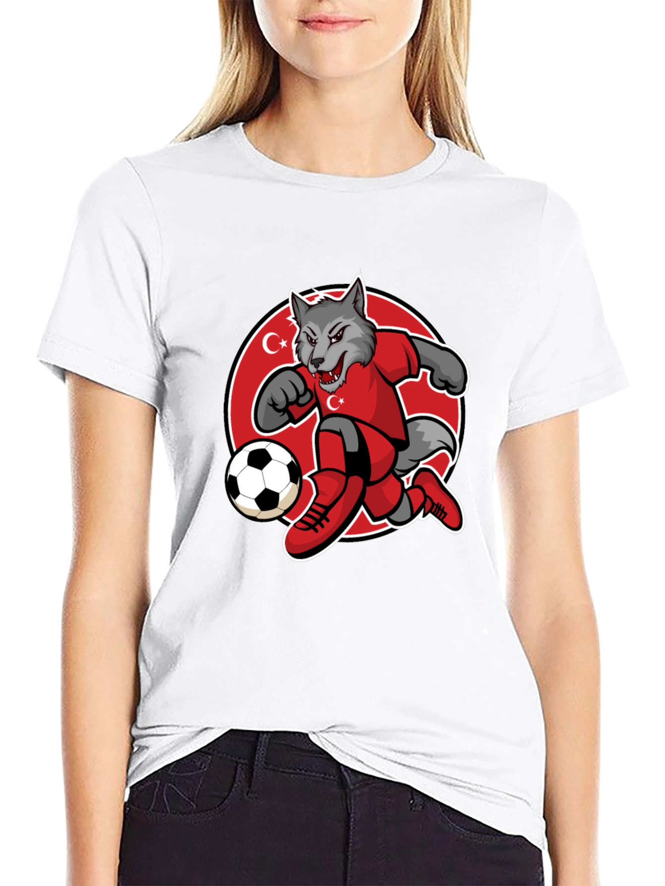 Turkey Wolf Soccer T-Shirt