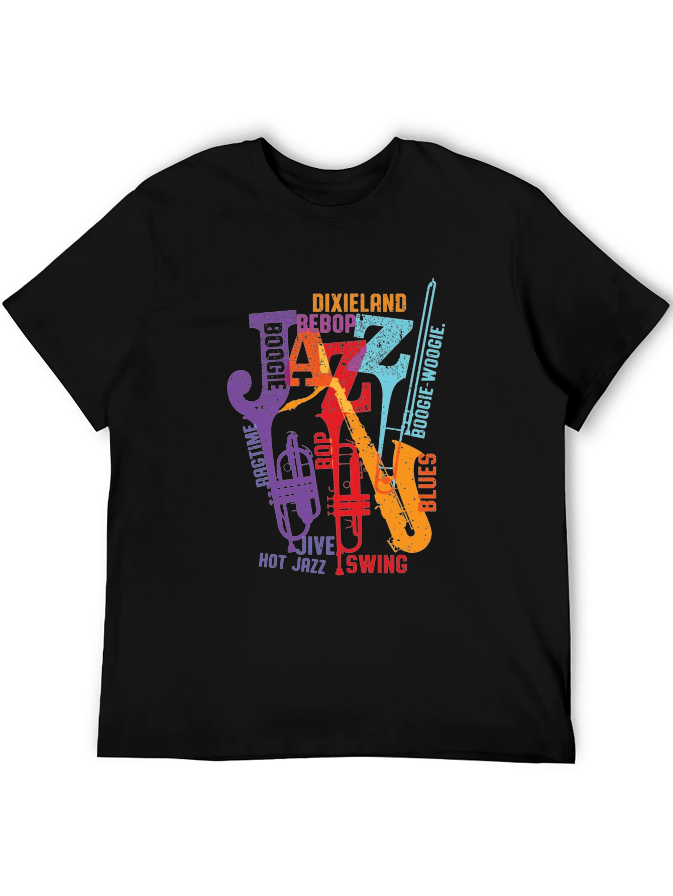 Jazz Music T-Shirt - Dixieland Bebop Boogie Woogie