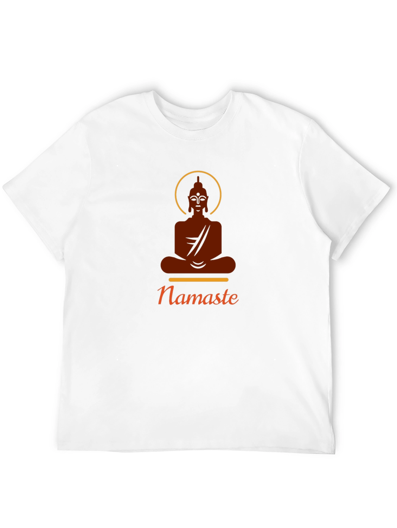Namaste Buddha Graphic Tee - Meditate in Style!