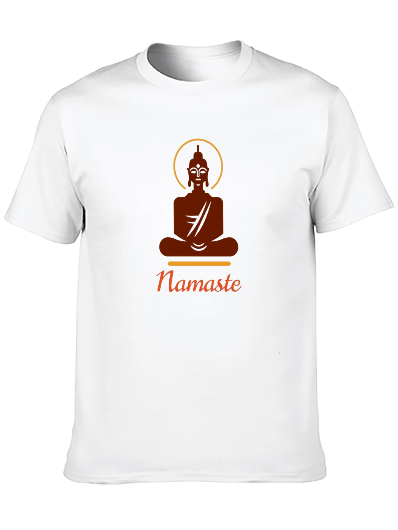 Namaste Buddha Graphic Tee - Meditate in Style!