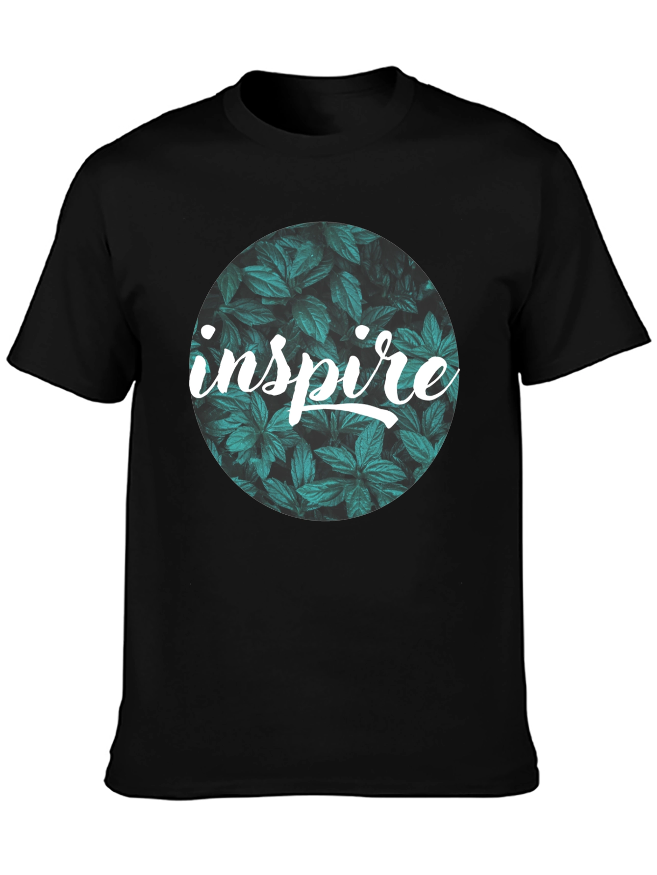 Inspire Leaf Graphic T-Shirt - Stylish Comfort