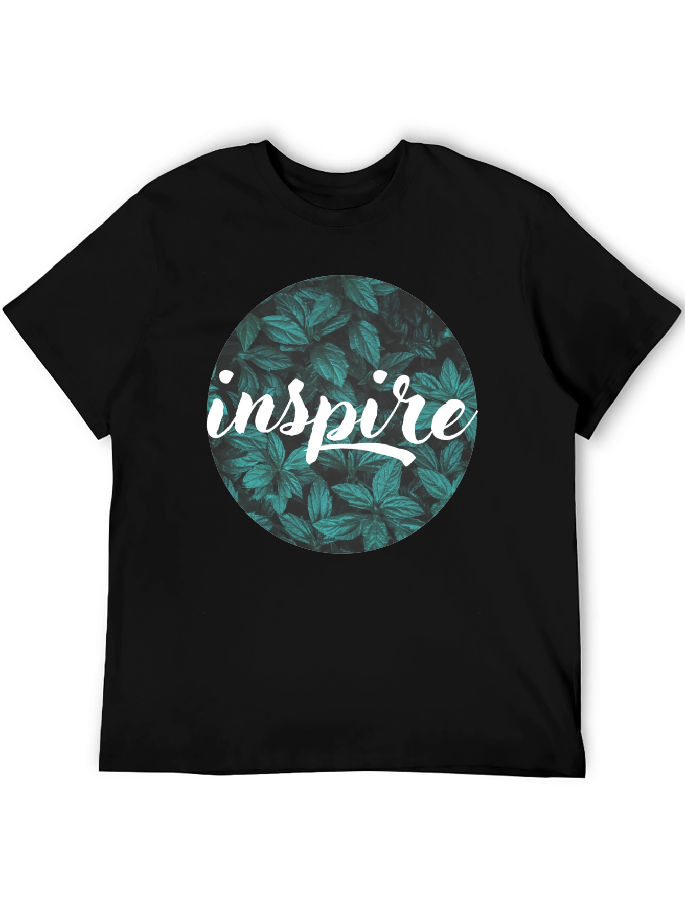 Inspire Leaf Graphic T-Shirt - Stylish Comfort