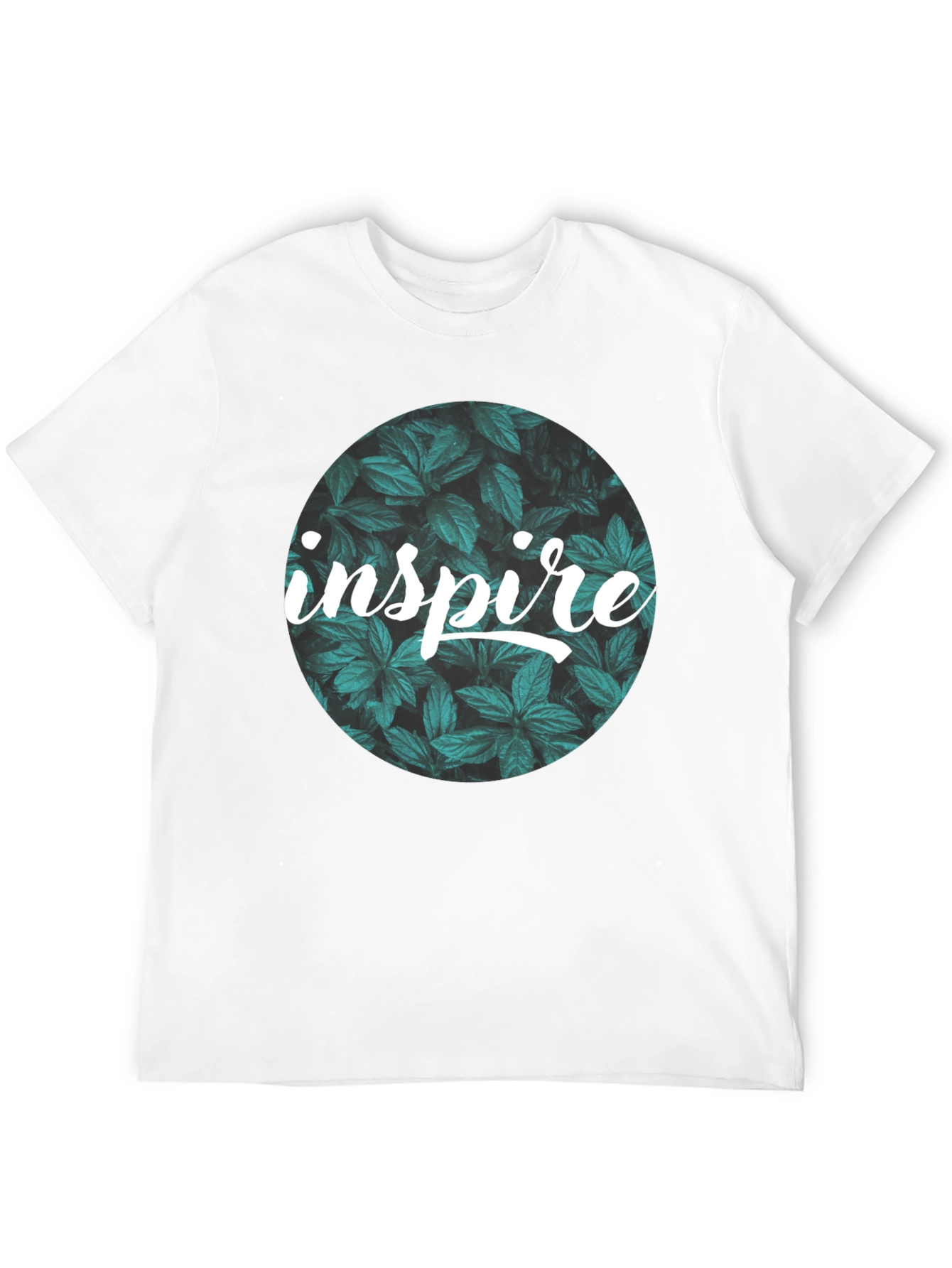 Inspire Leaf Graphic T-Shirt - Stylish Comfort