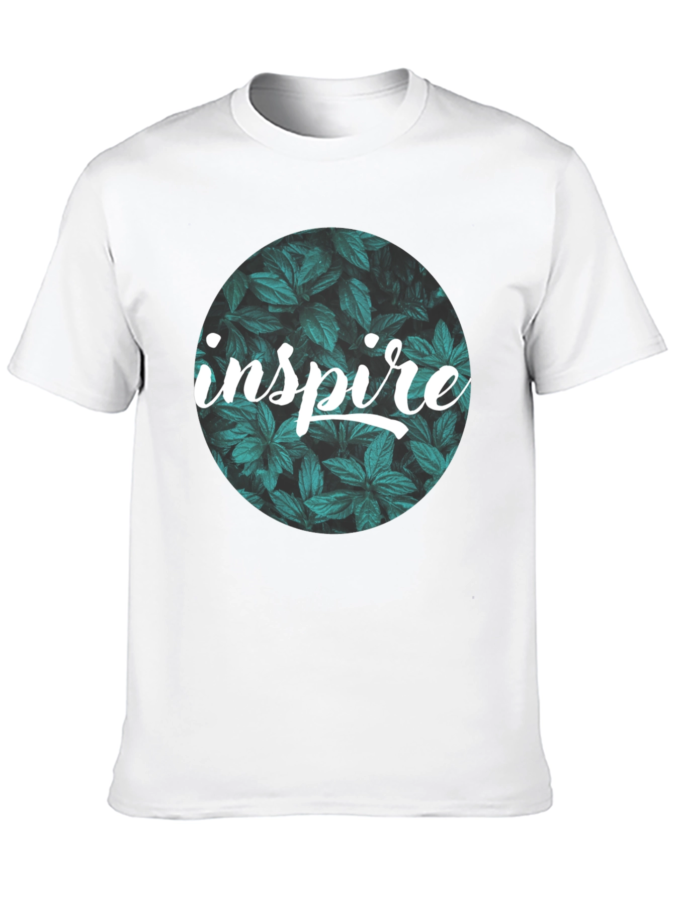 Inspire Leaf Graphic T-Shirt - Stylish Comfort