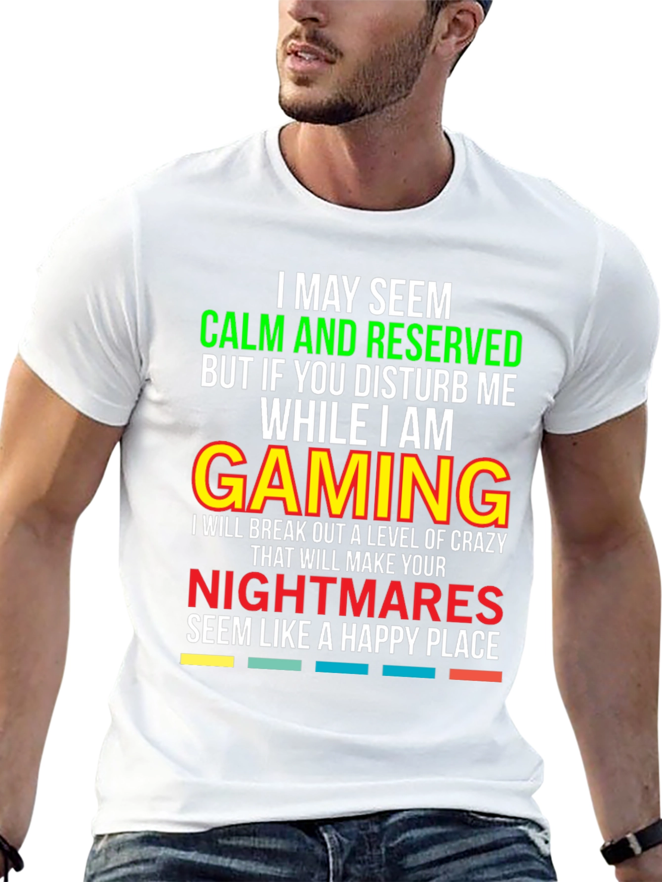 Gamer Warning T-Shirt: Calm & Reserved!
