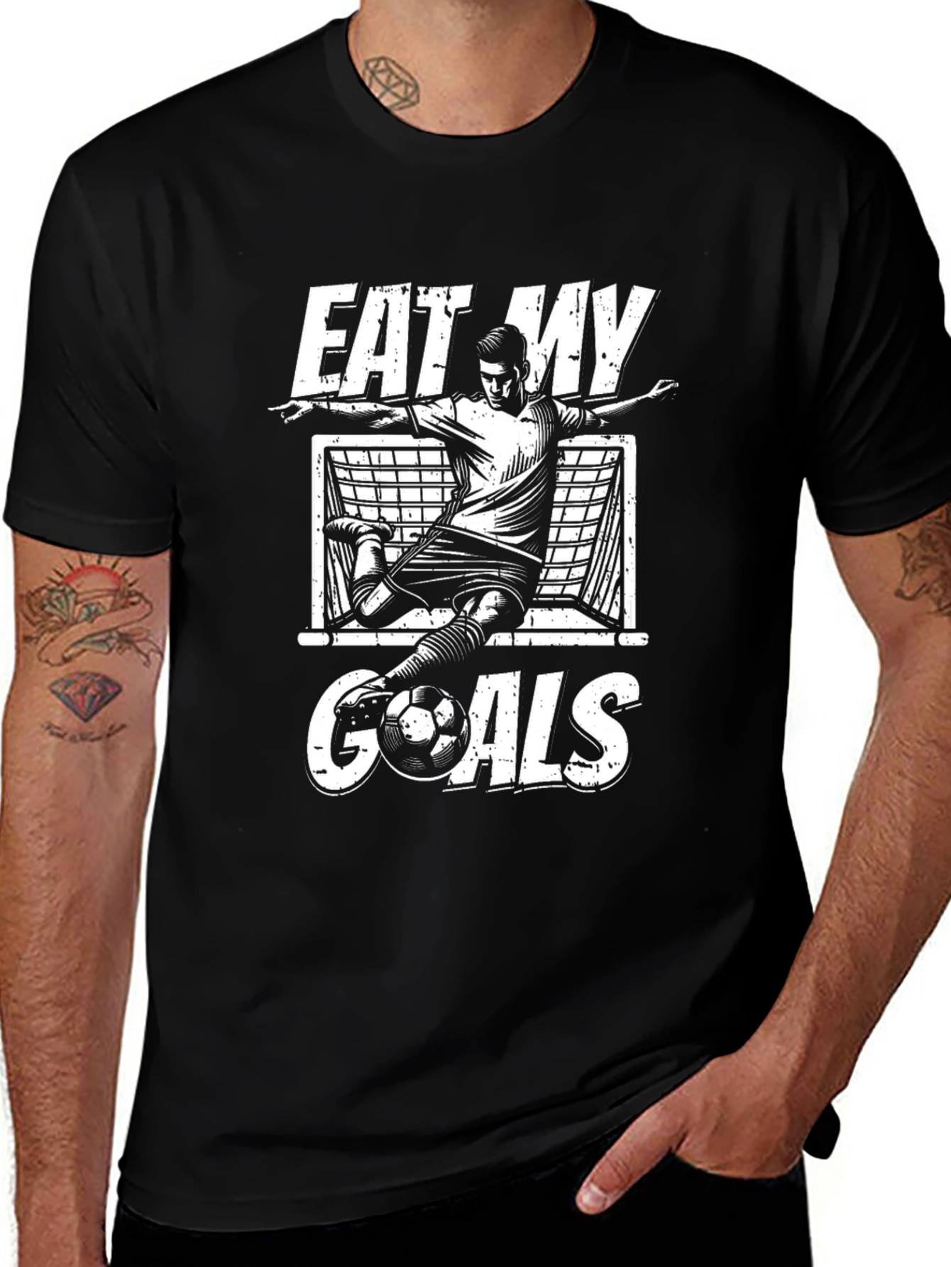 Eat My Goals Graphic Tee - Soccer Player T-Shirt