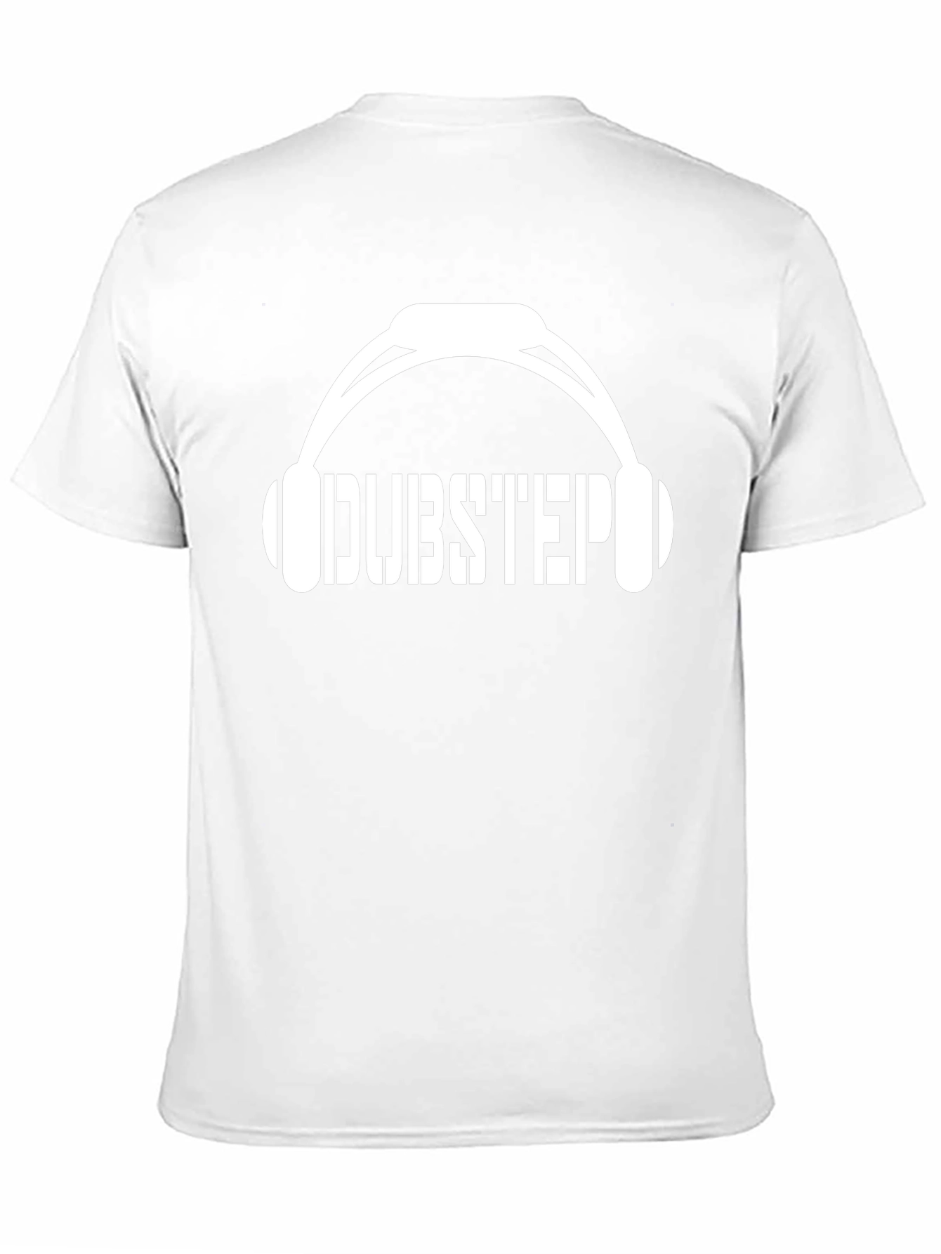 Dubstep Headphones Graphic Tee - Black Cotton T-Shirt