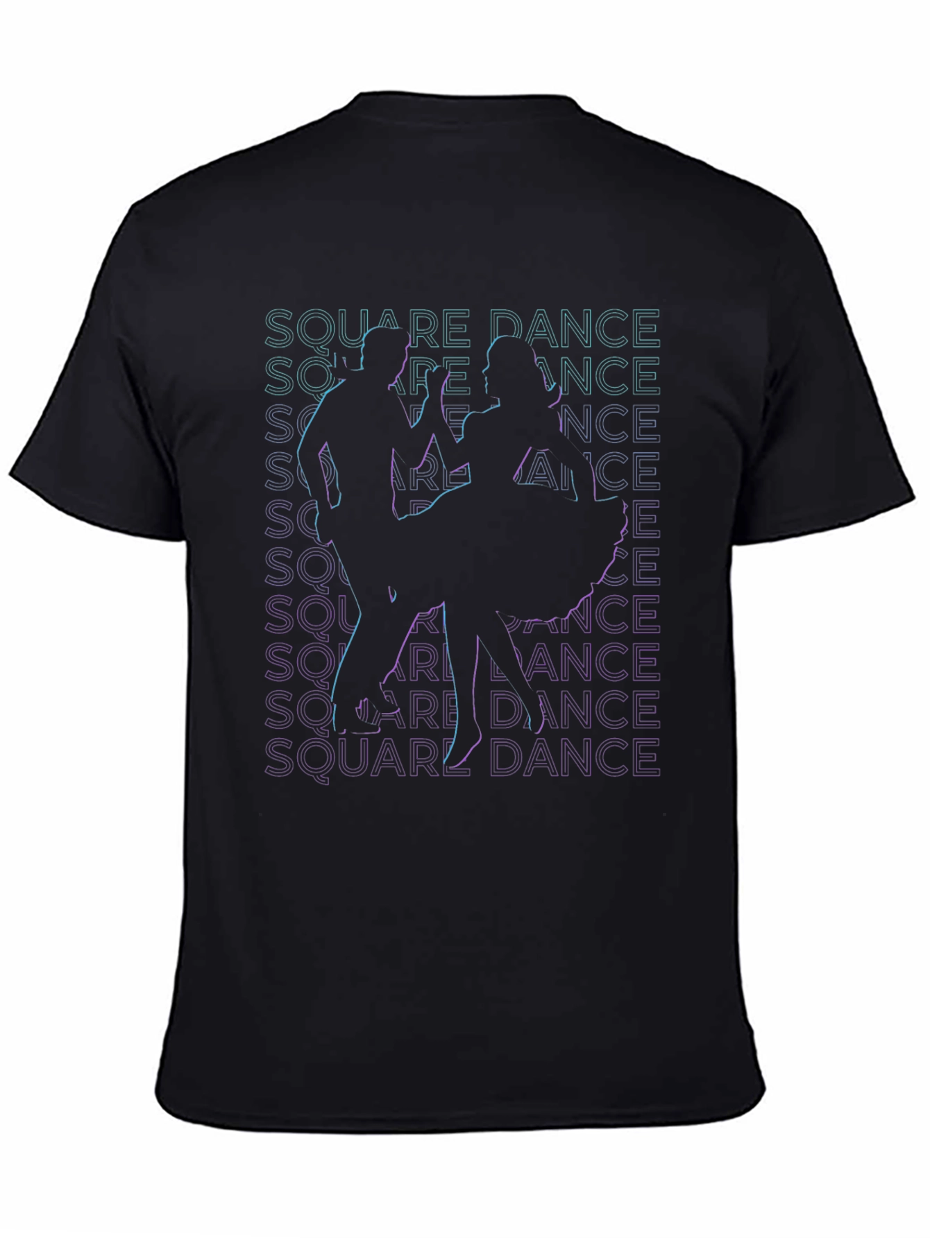 Square Dance Graphic Tee - Retro Style