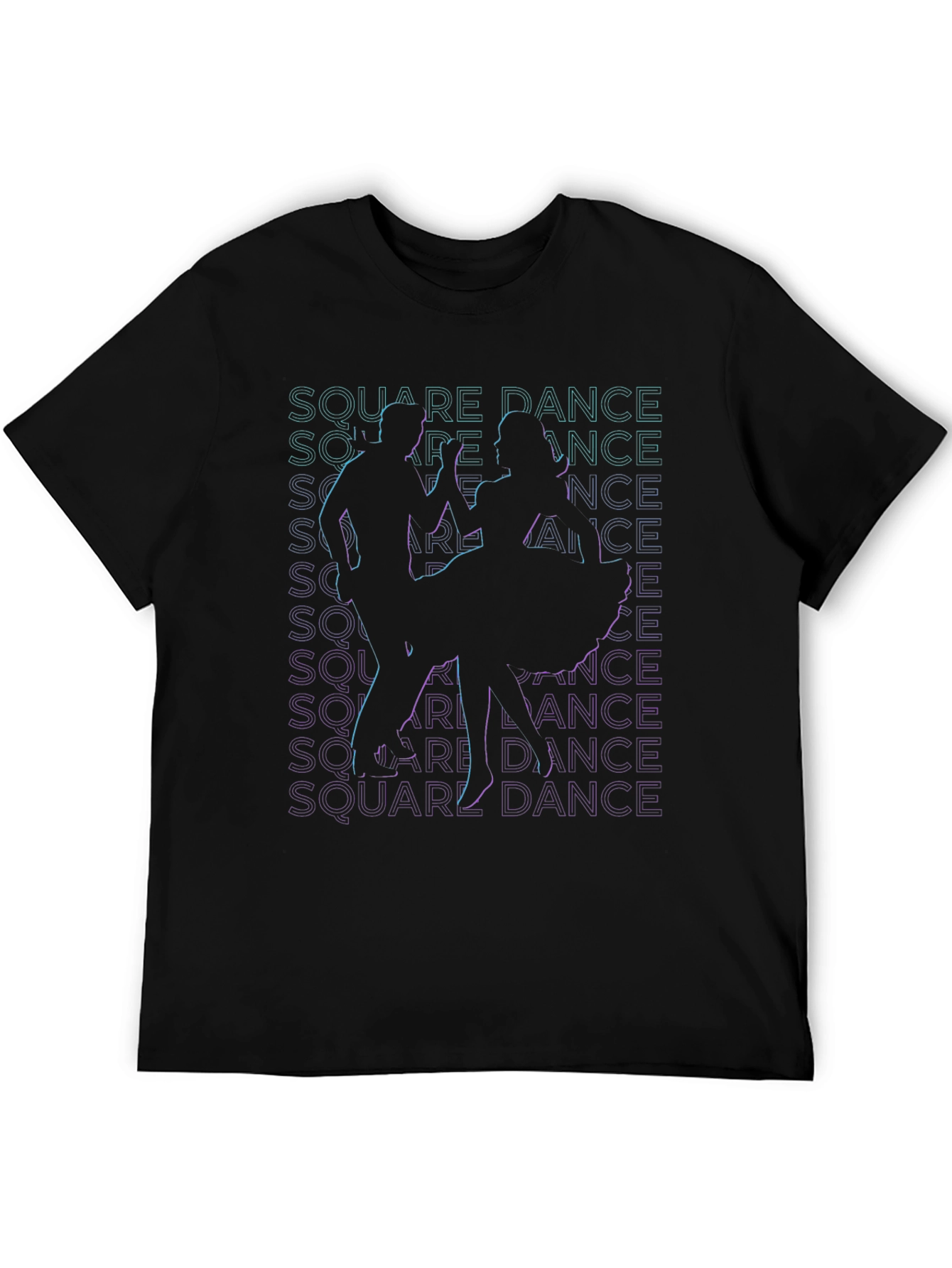 Square Dance Graphic Tee - Retro Style