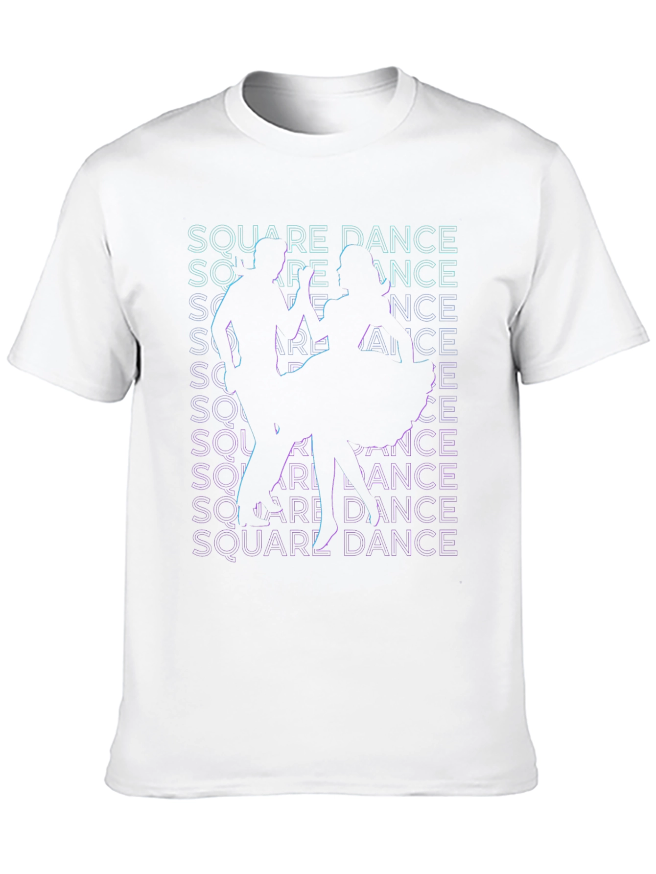 Square Dance Graphic Tee - Retro Style