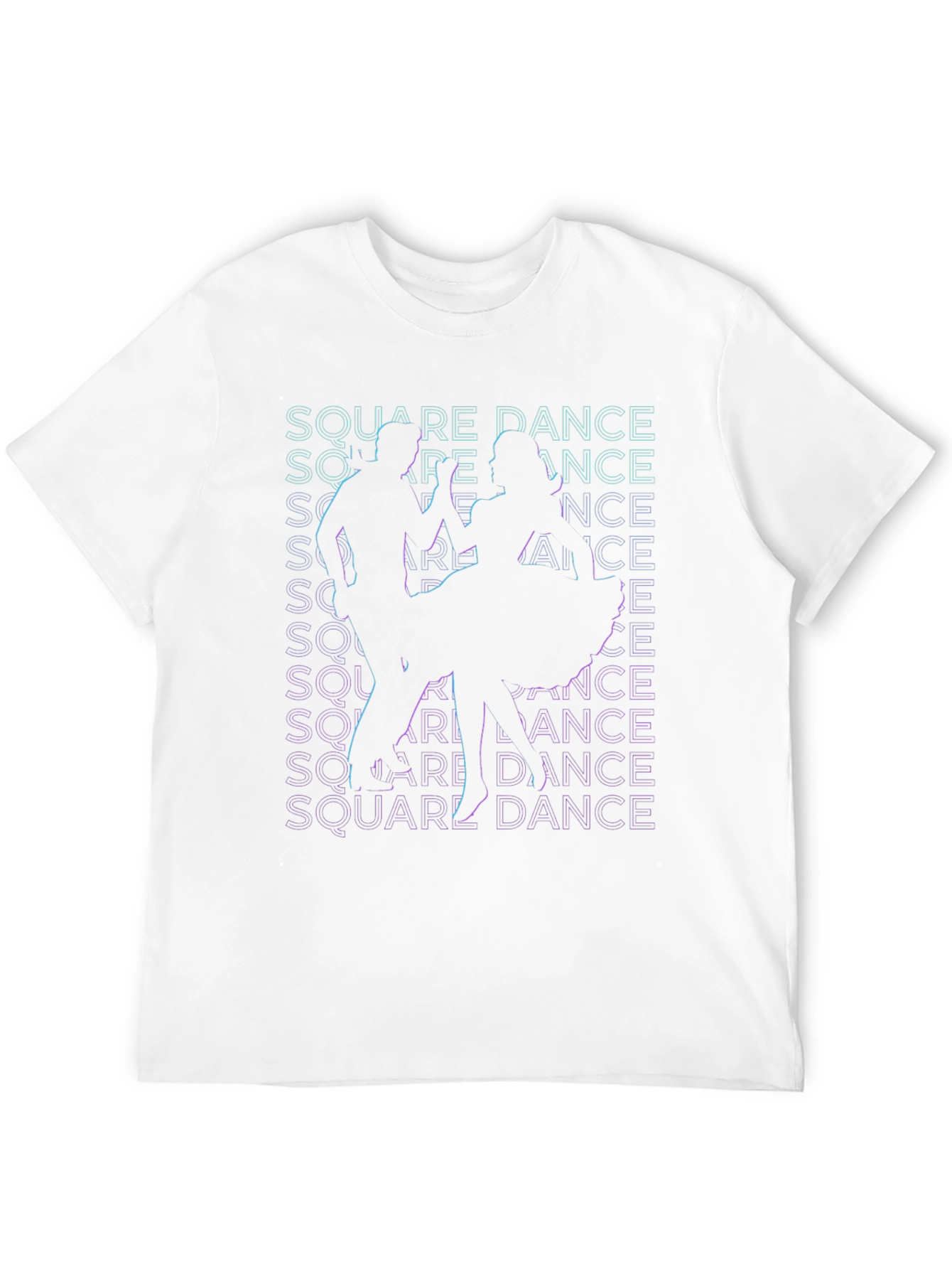 Square Dance Graphic Tee - Retro Style