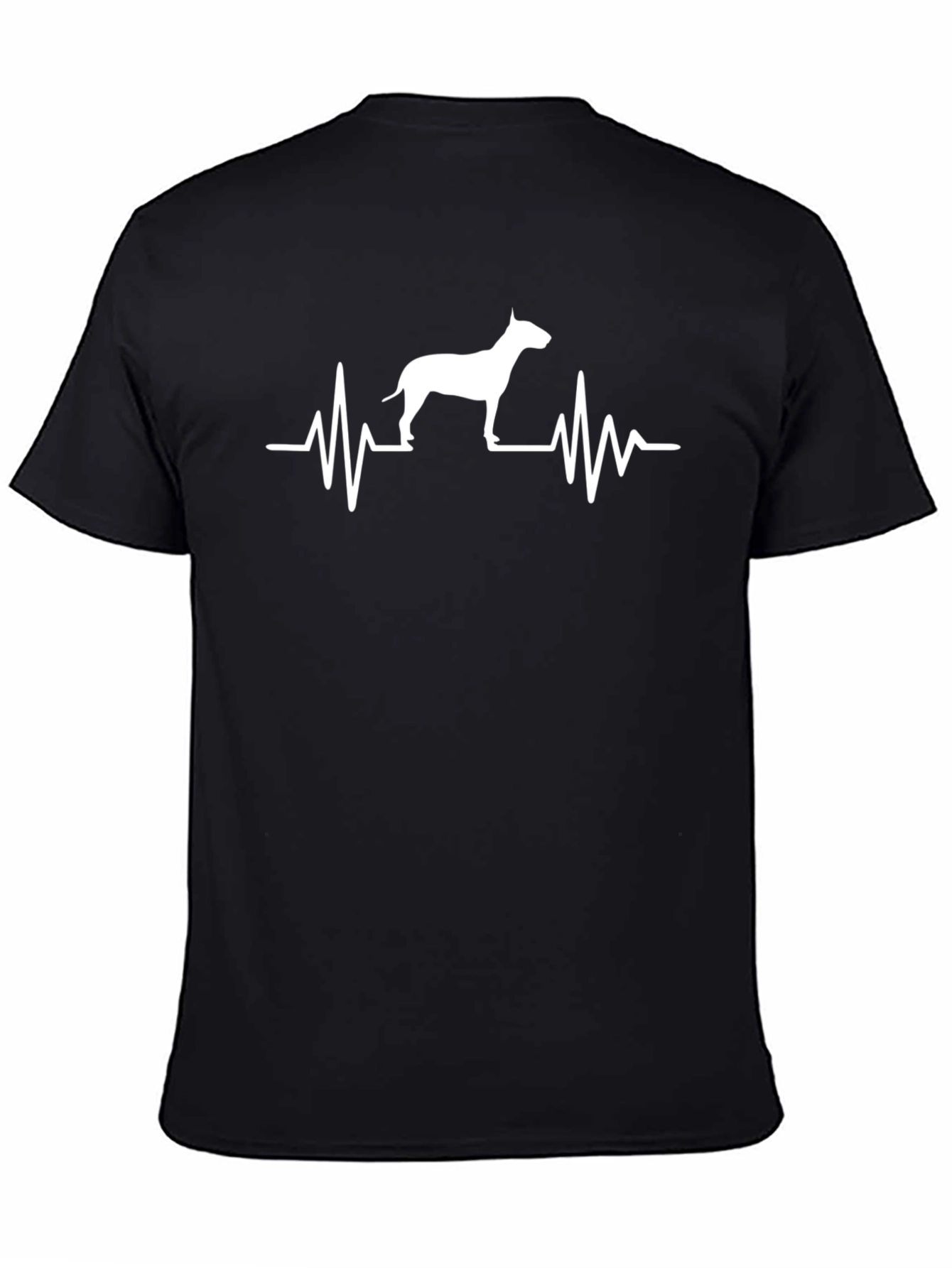 Bull Terrier Heartbeat Graphic Tee