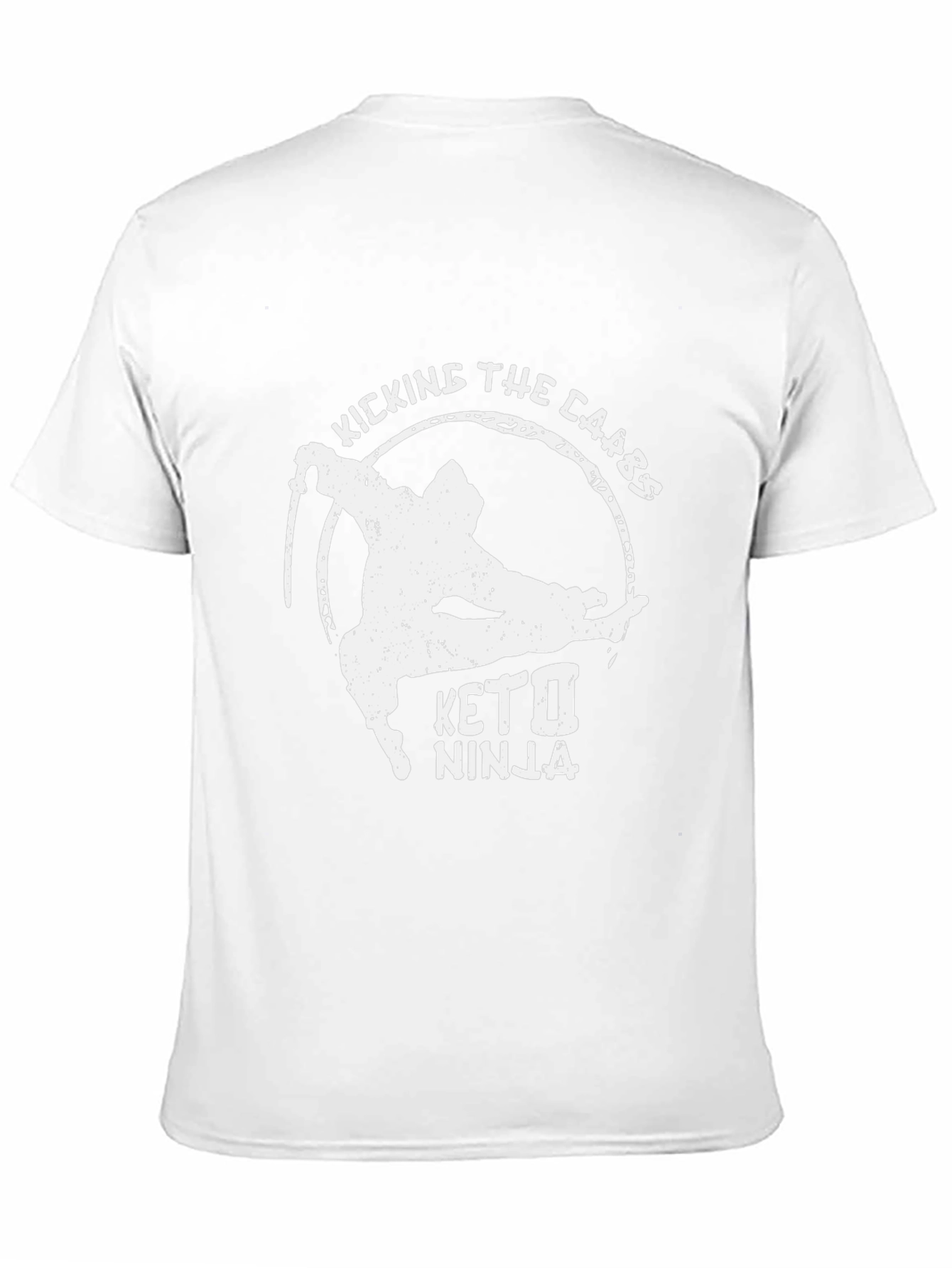 Keto Ninja T-Shirt - Kicking The Carbs Graphic Tee