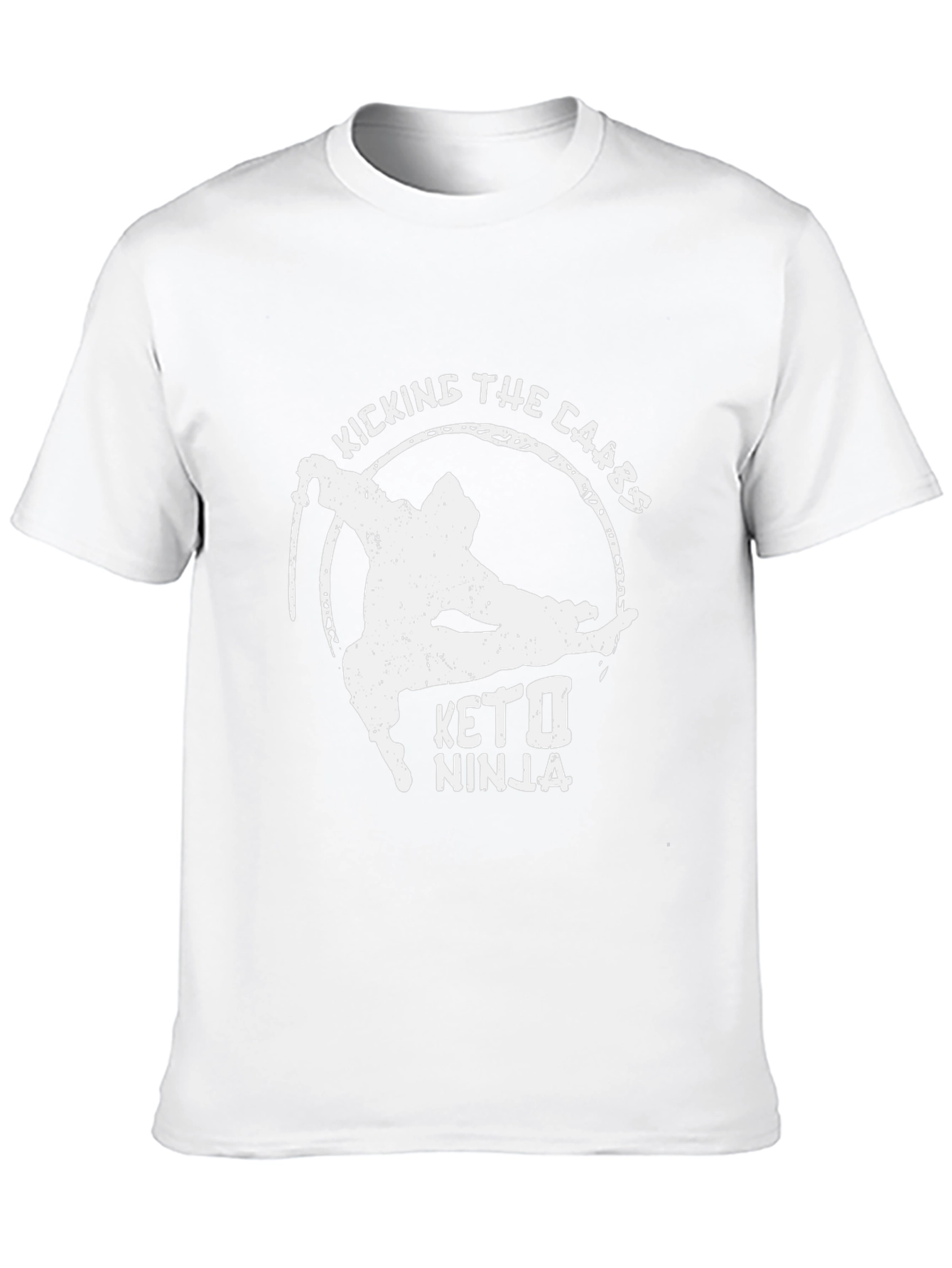 Keto Ninja T-Shirt - Kicking The Carbs Graphic Tee