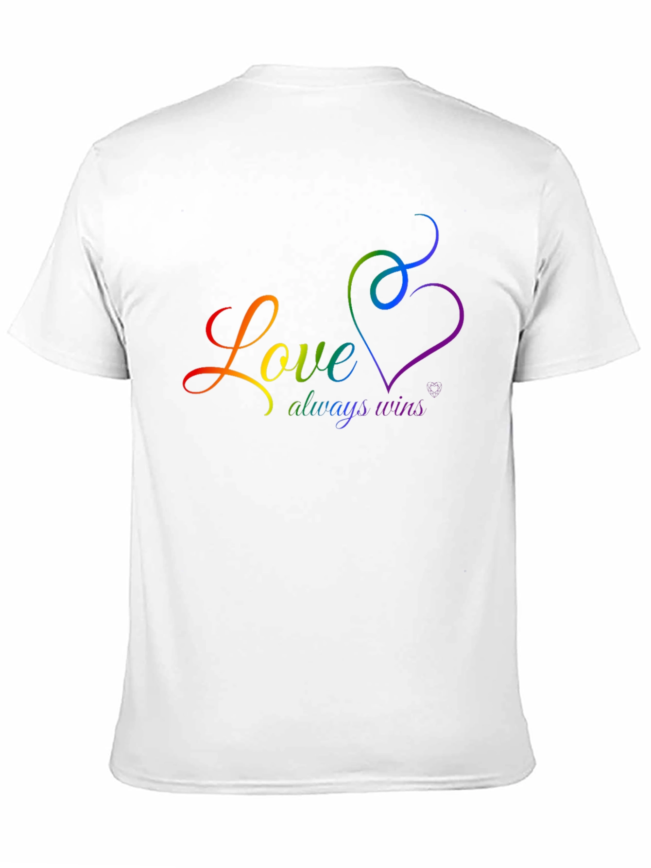 Love Wins Rainbow Graphic T-Shirt