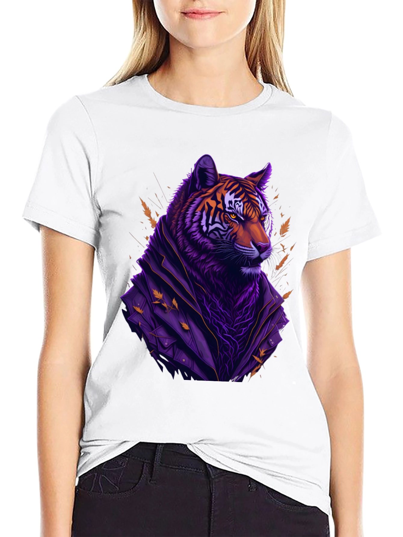 Tiger in Jacket Graphic Tee
