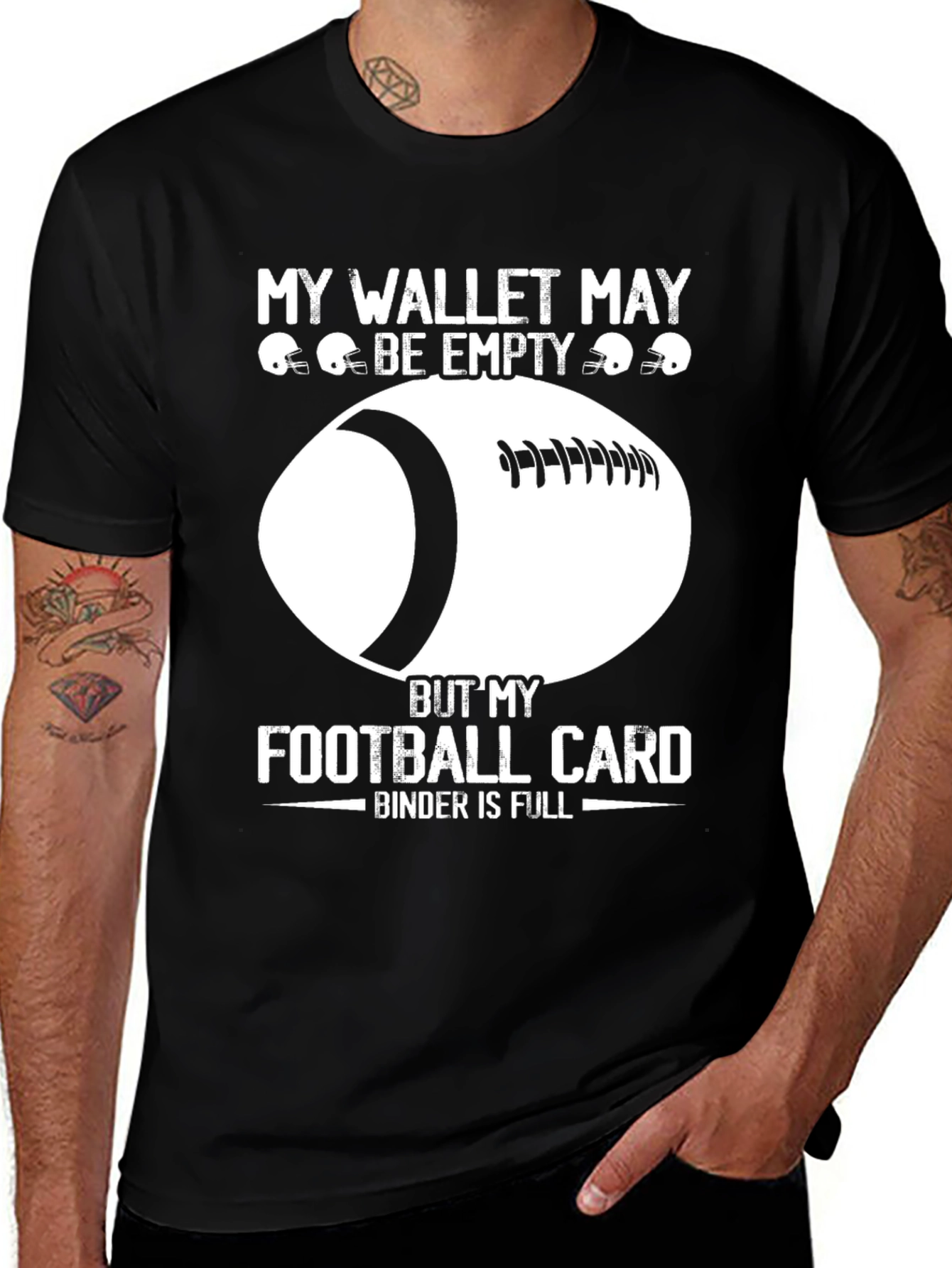 My Wallet May Be Empty Football T-Shirt
