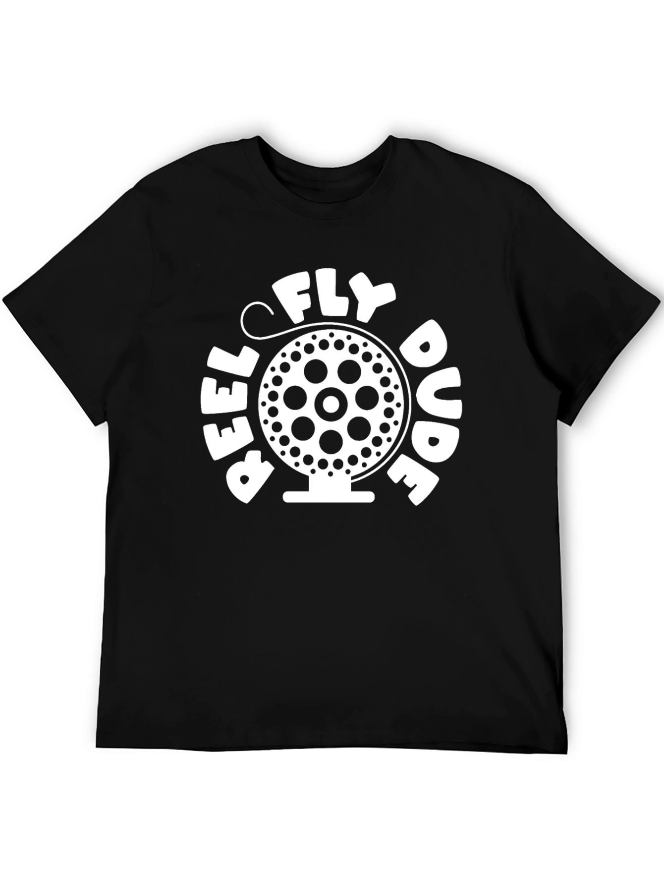 Reel Fly Dude Fishing Graphic T-Shirt