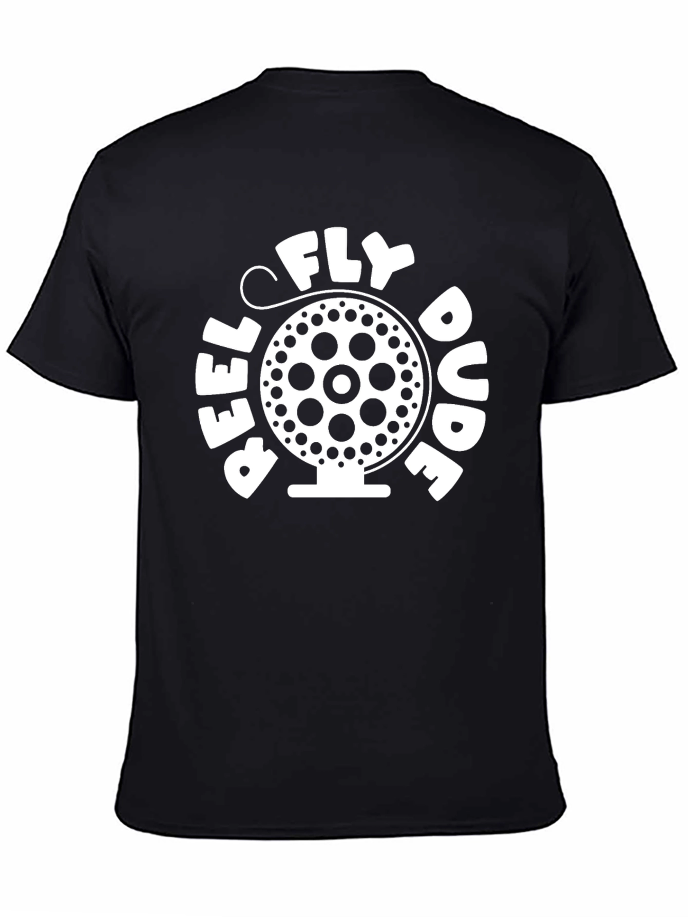 Reel Fly Dude Fishing Graphic T-Shirt