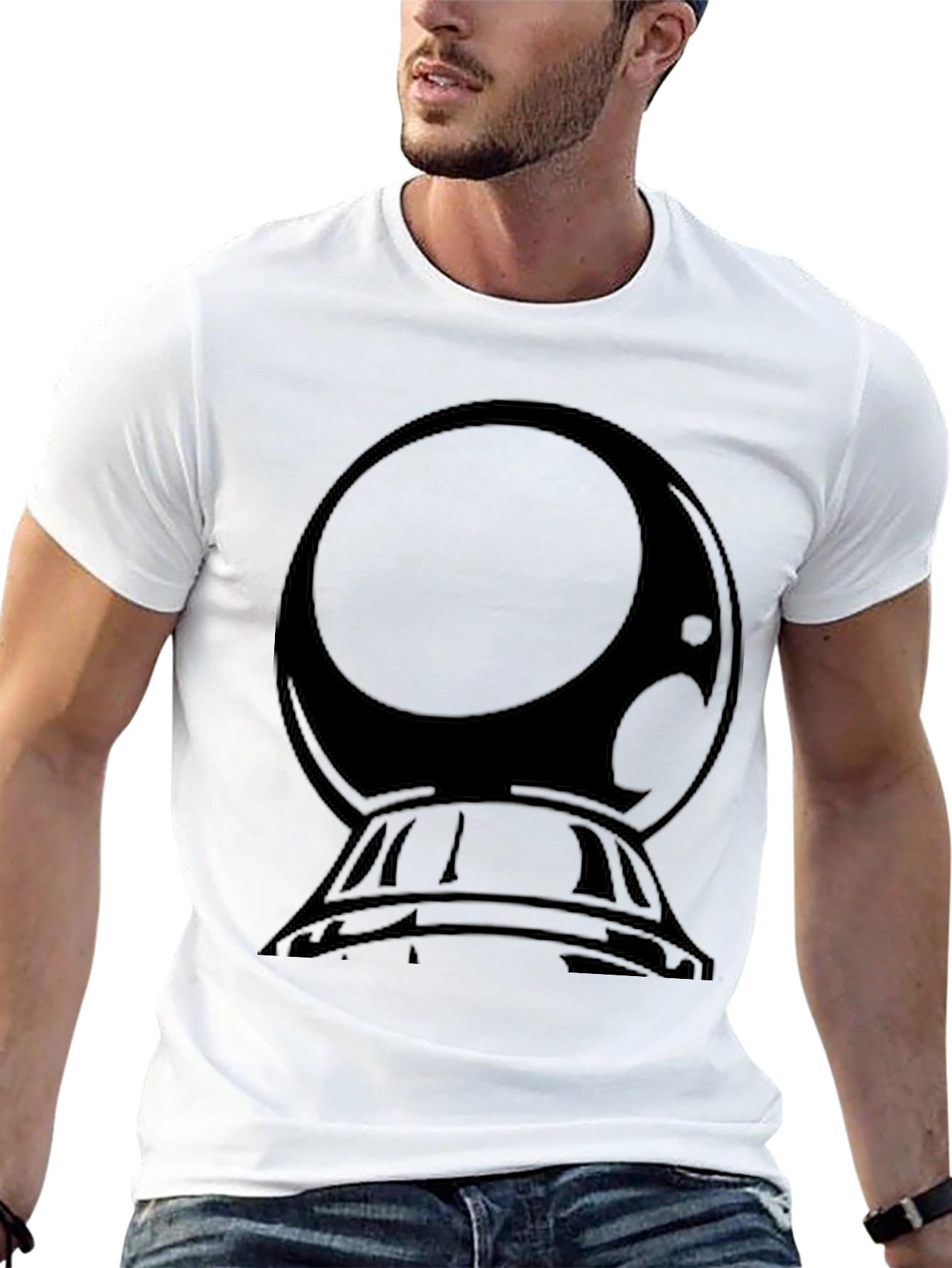 Mystic Crystal Ball Graphic Tee - Black