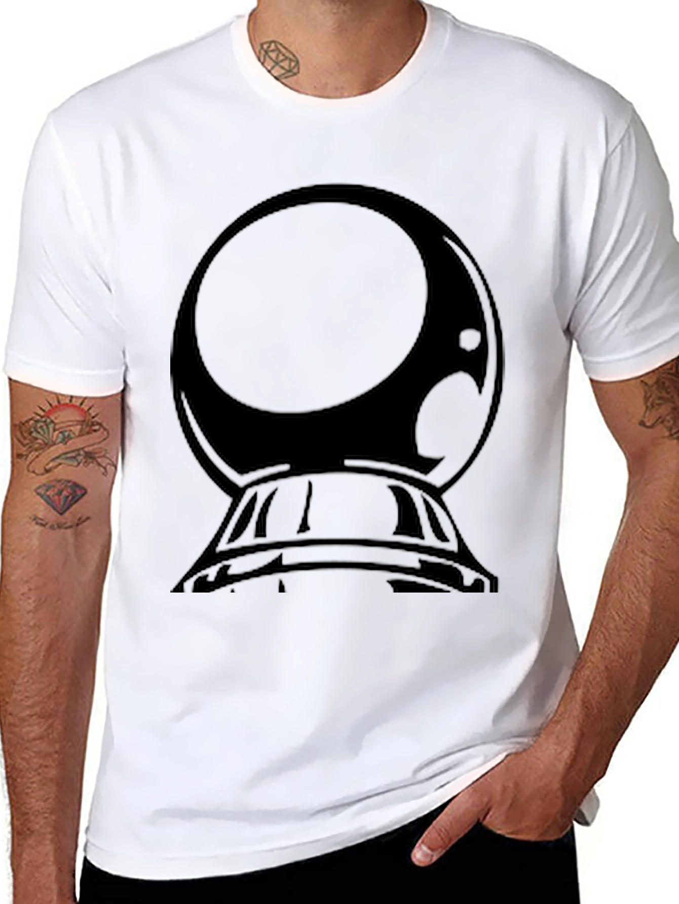 Mystic Crystal Ball Graphic Tee - Black