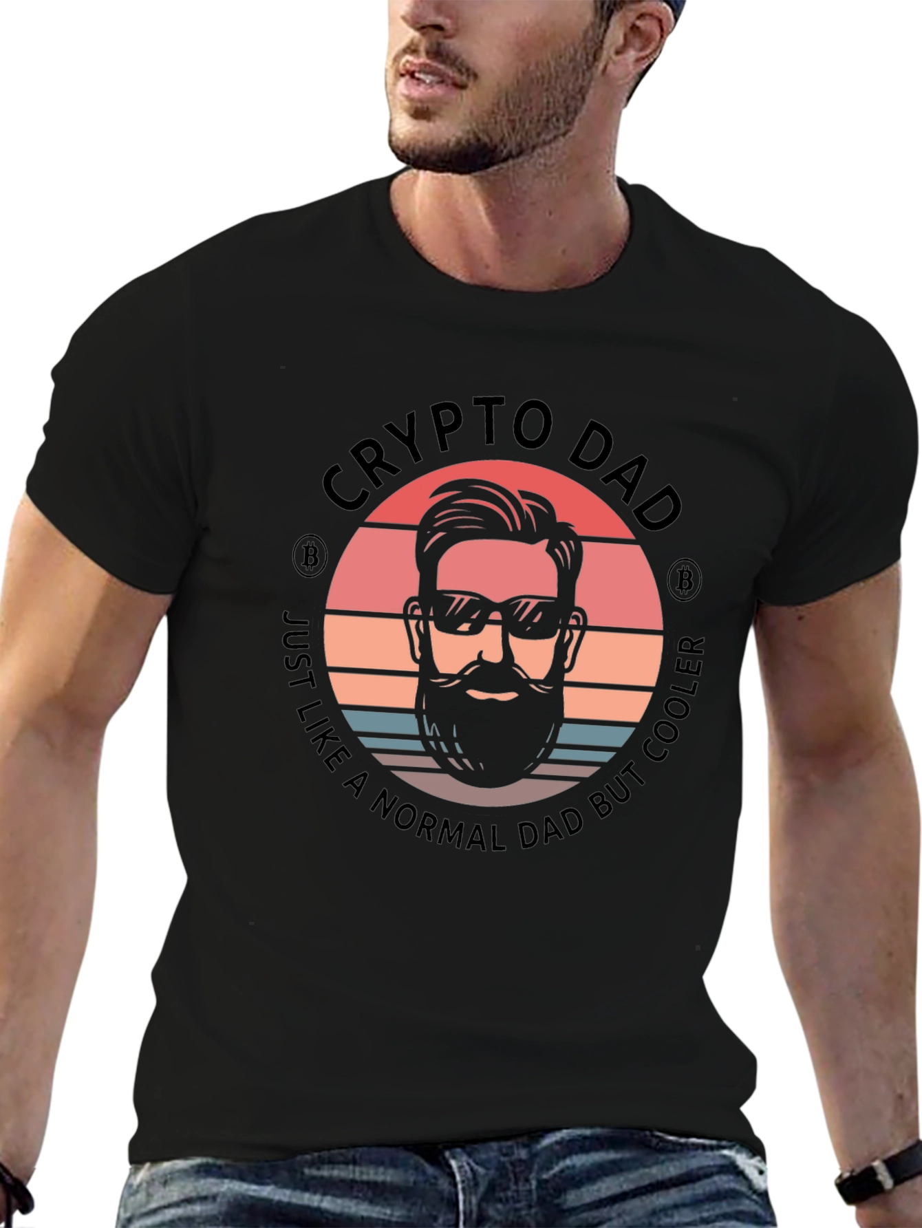 Crypto Dad T-Shirt Cool Dad Tee