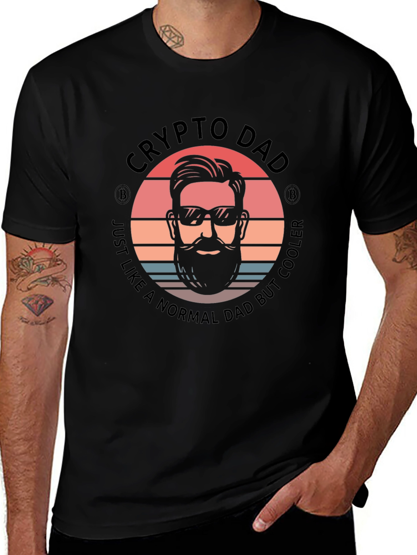 Crypto Dad T-Shirt Cool Dad Tee