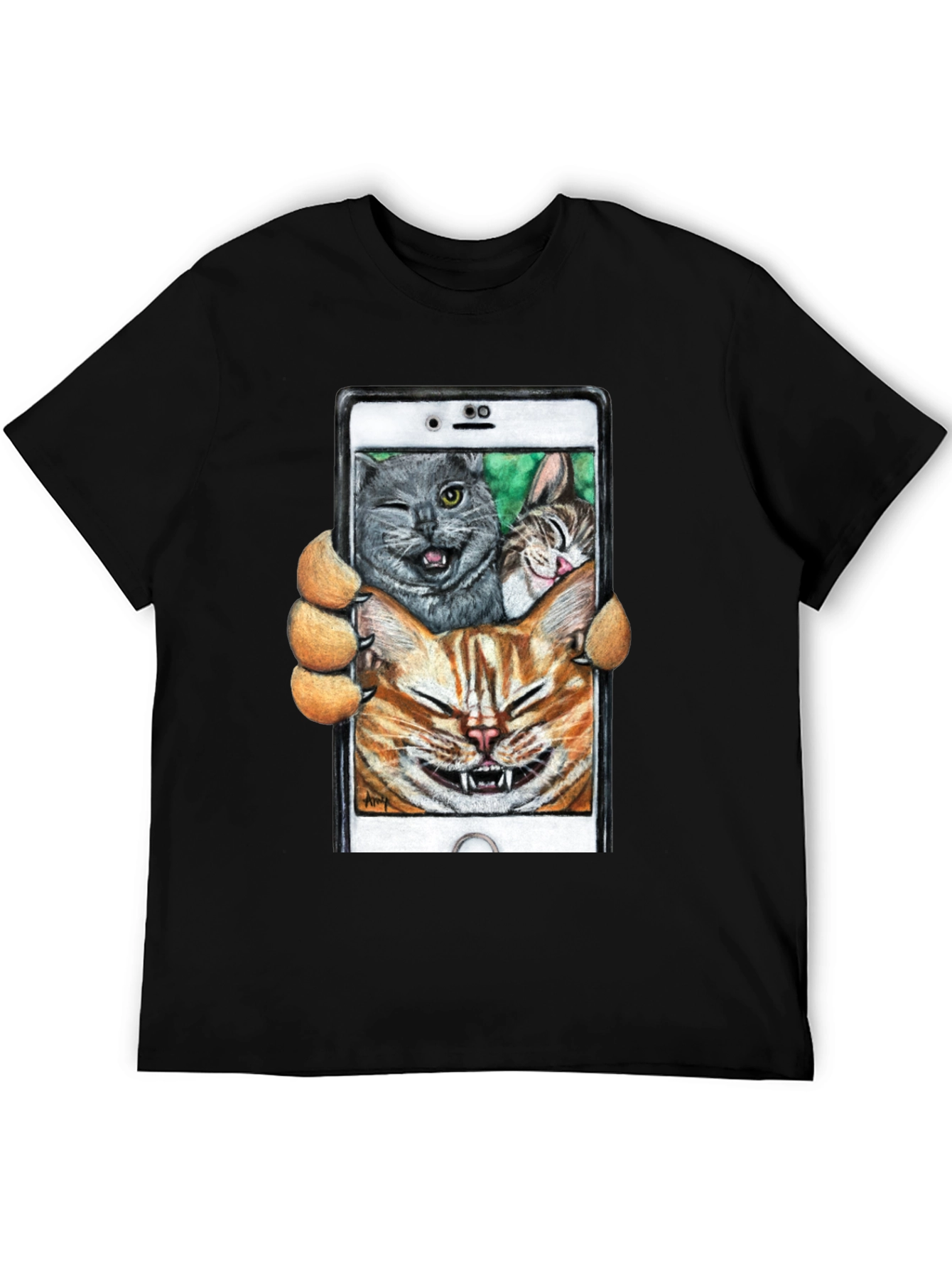 Funny Cat Selfie T-Shirt