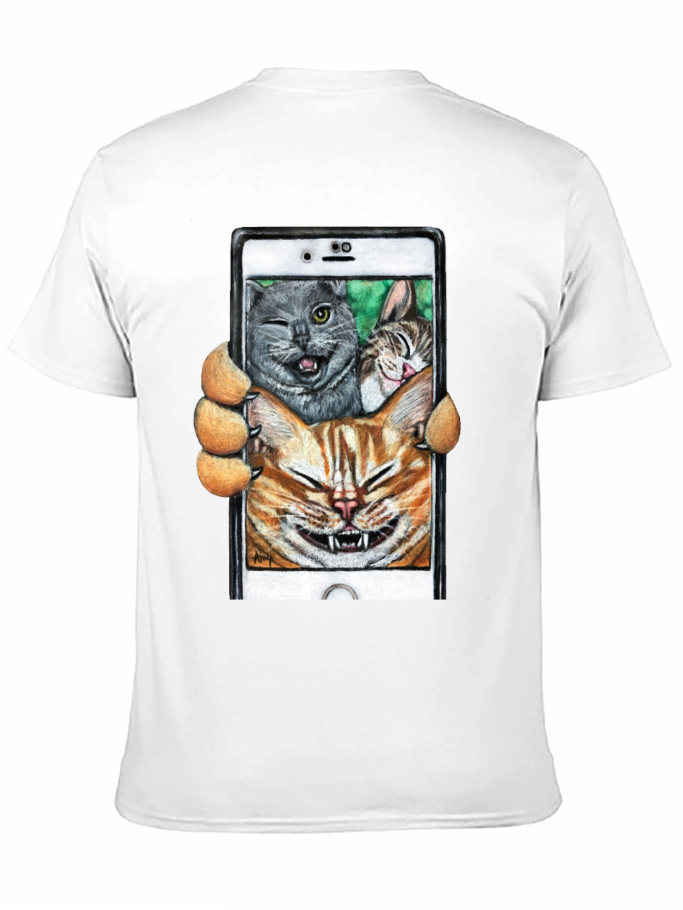 Funny Cat Selfie T-Shirt
