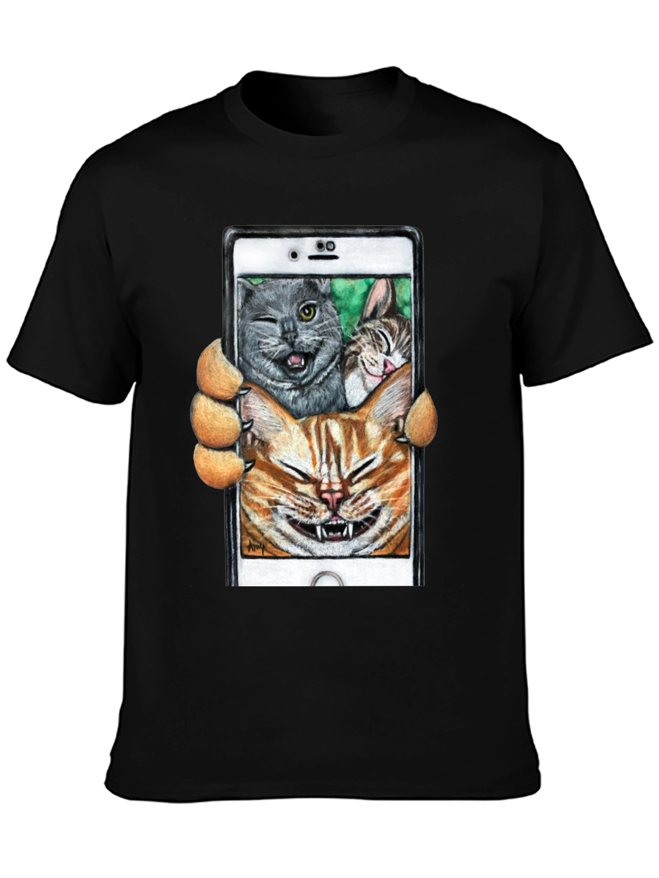 Funny Cat Selfie T-Shirt